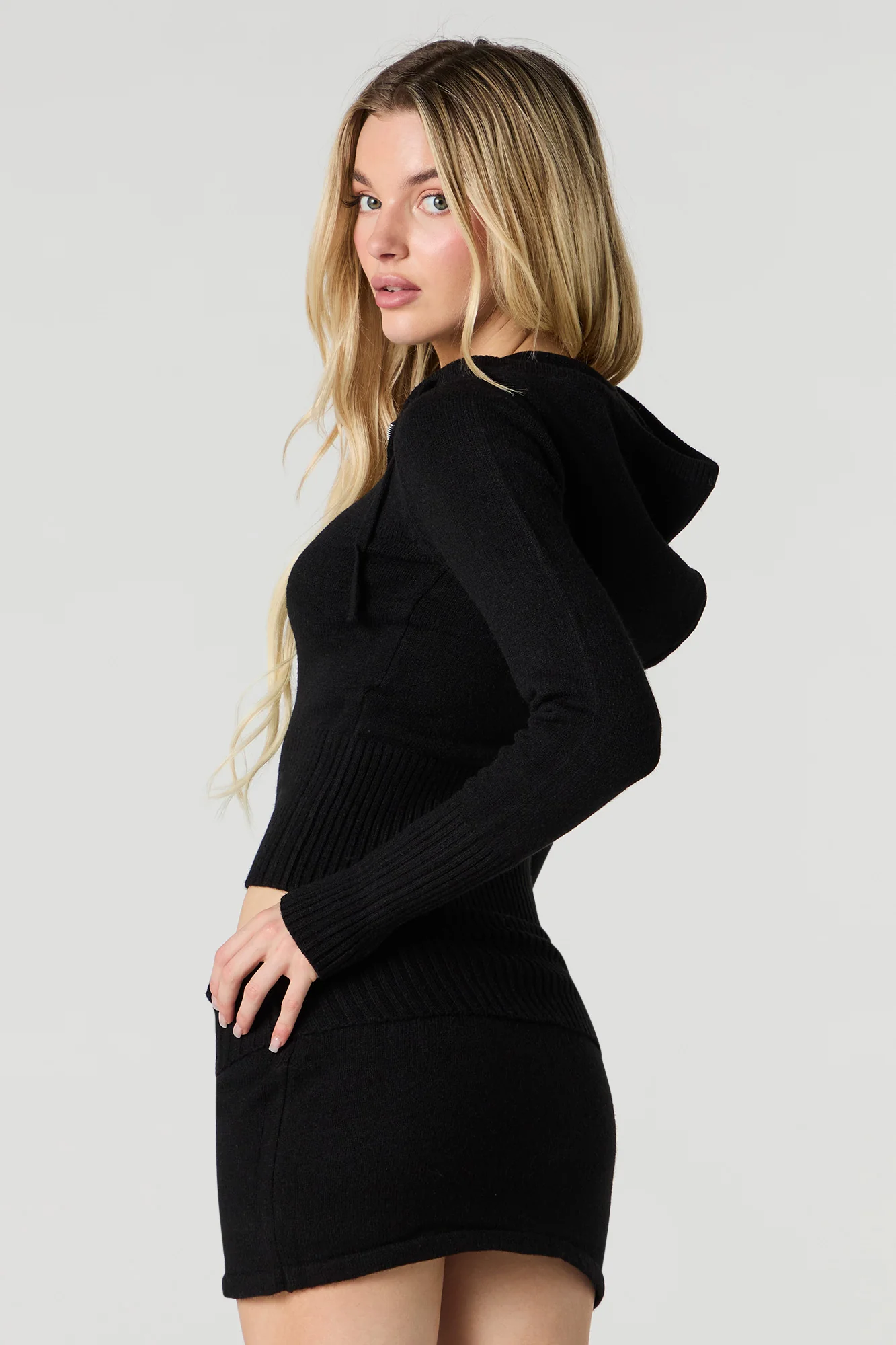 Ribbed Knit Mini Skort - Image 10
