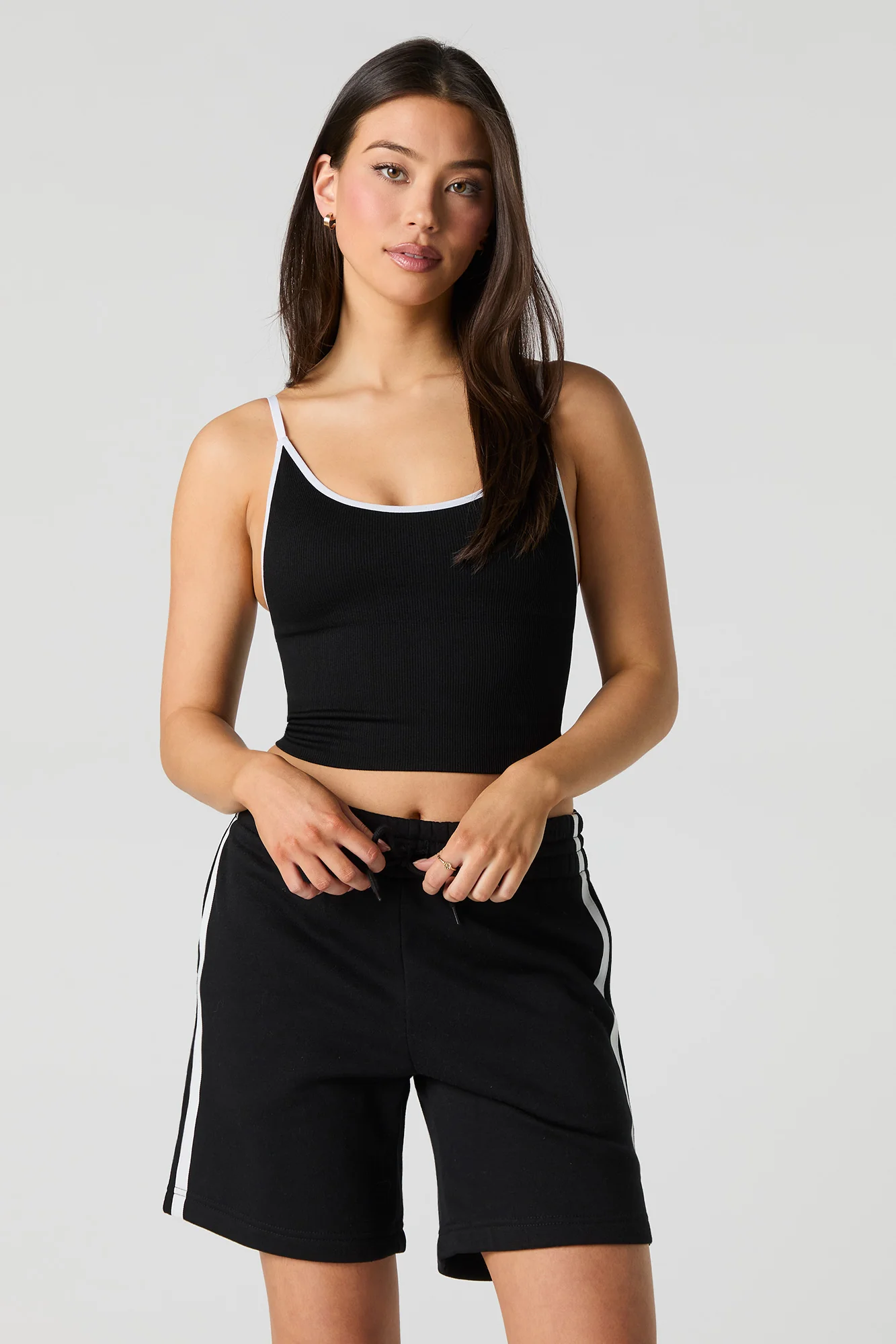 Active Side Striped Fleece Short - Image 5