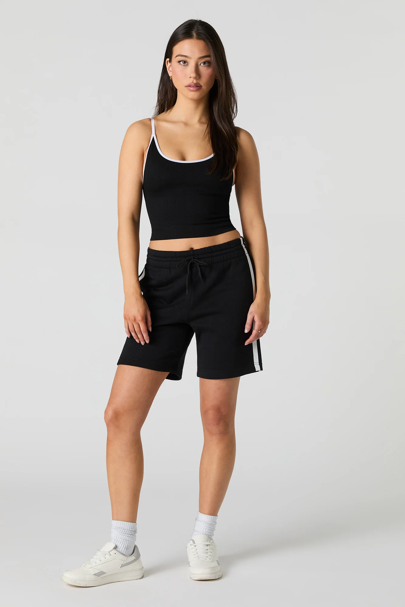 Active Side Striped Fleece Short - Image 7