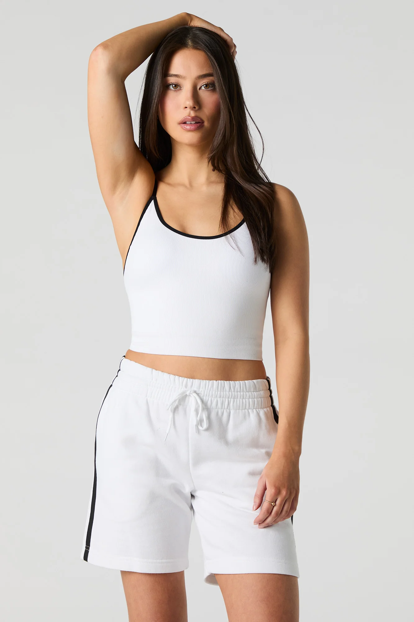 Active Side Striped Fleece Short - Image 8