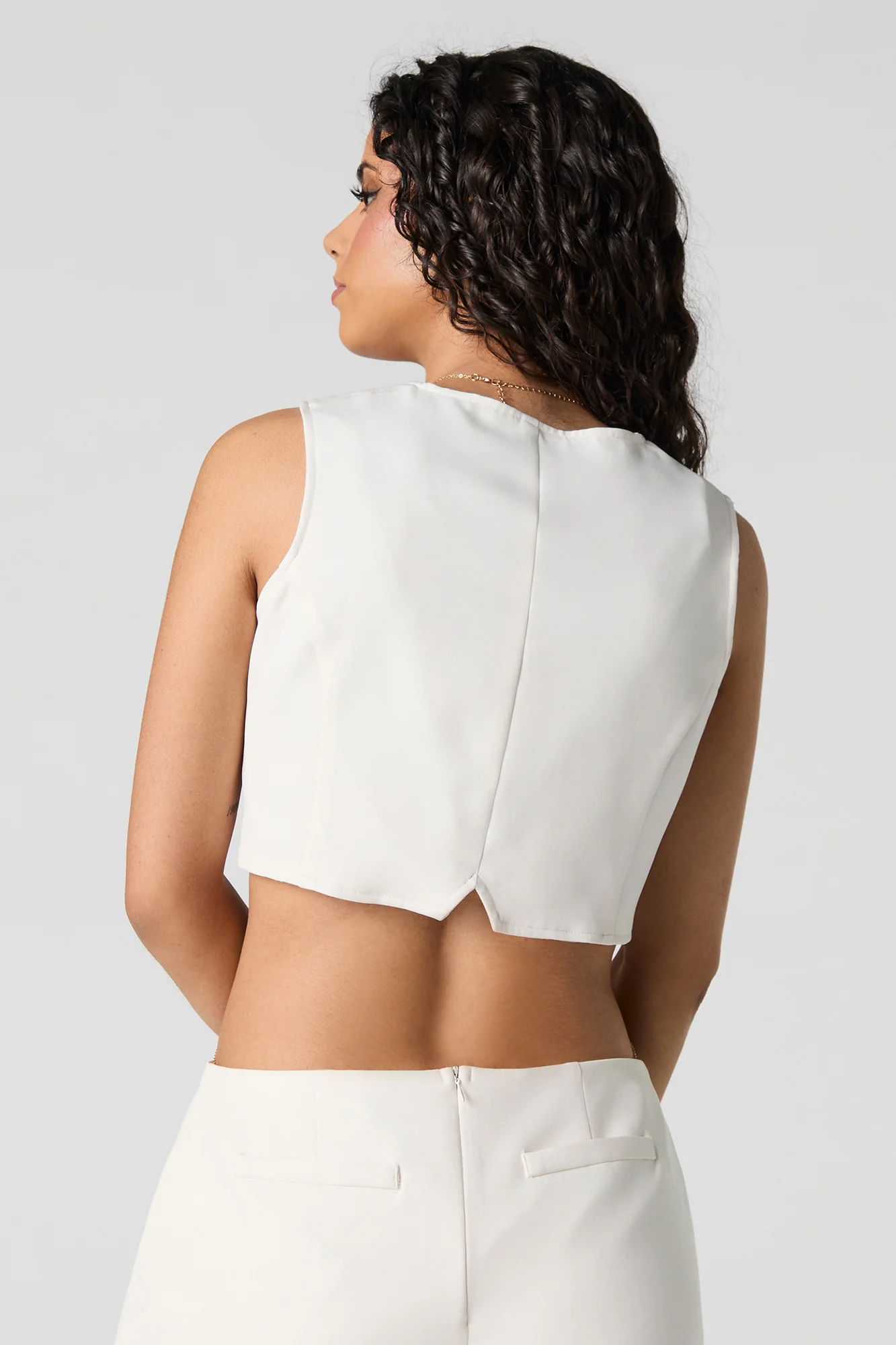 Cropped Vest - Image 8