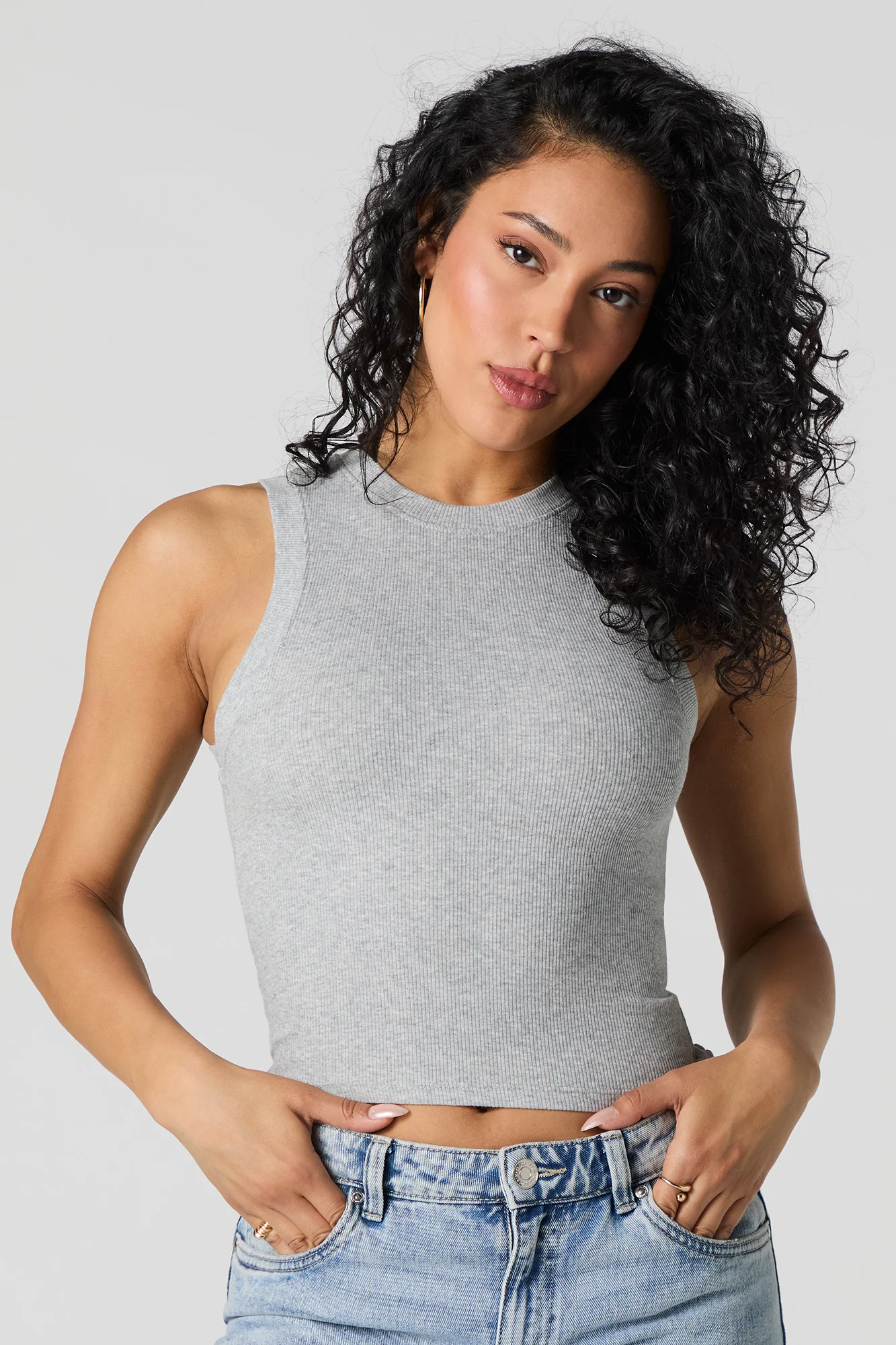 Ribbed Cropped Tank - Image 13