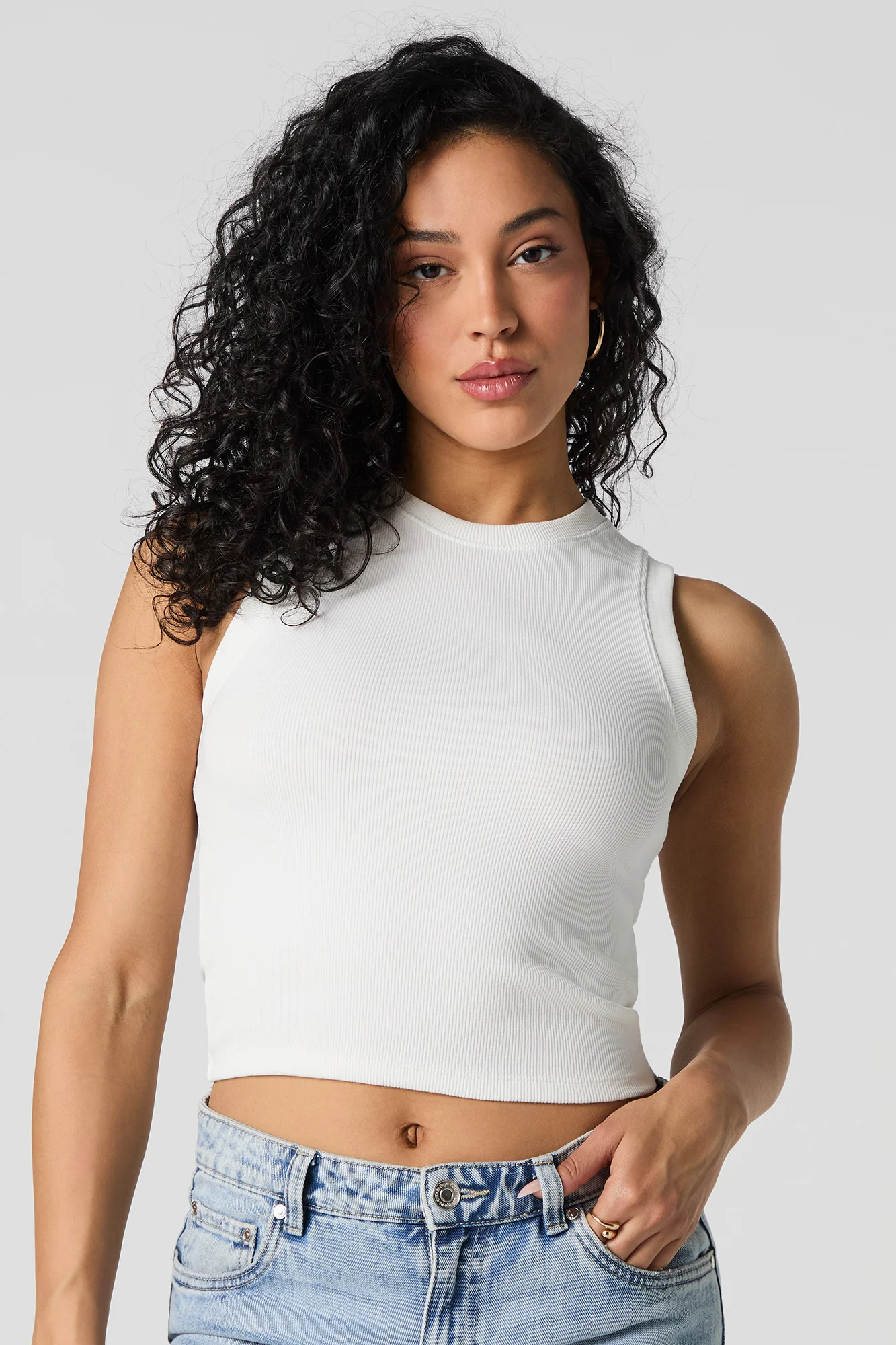 Ribbed Cropped Tank - Image 16