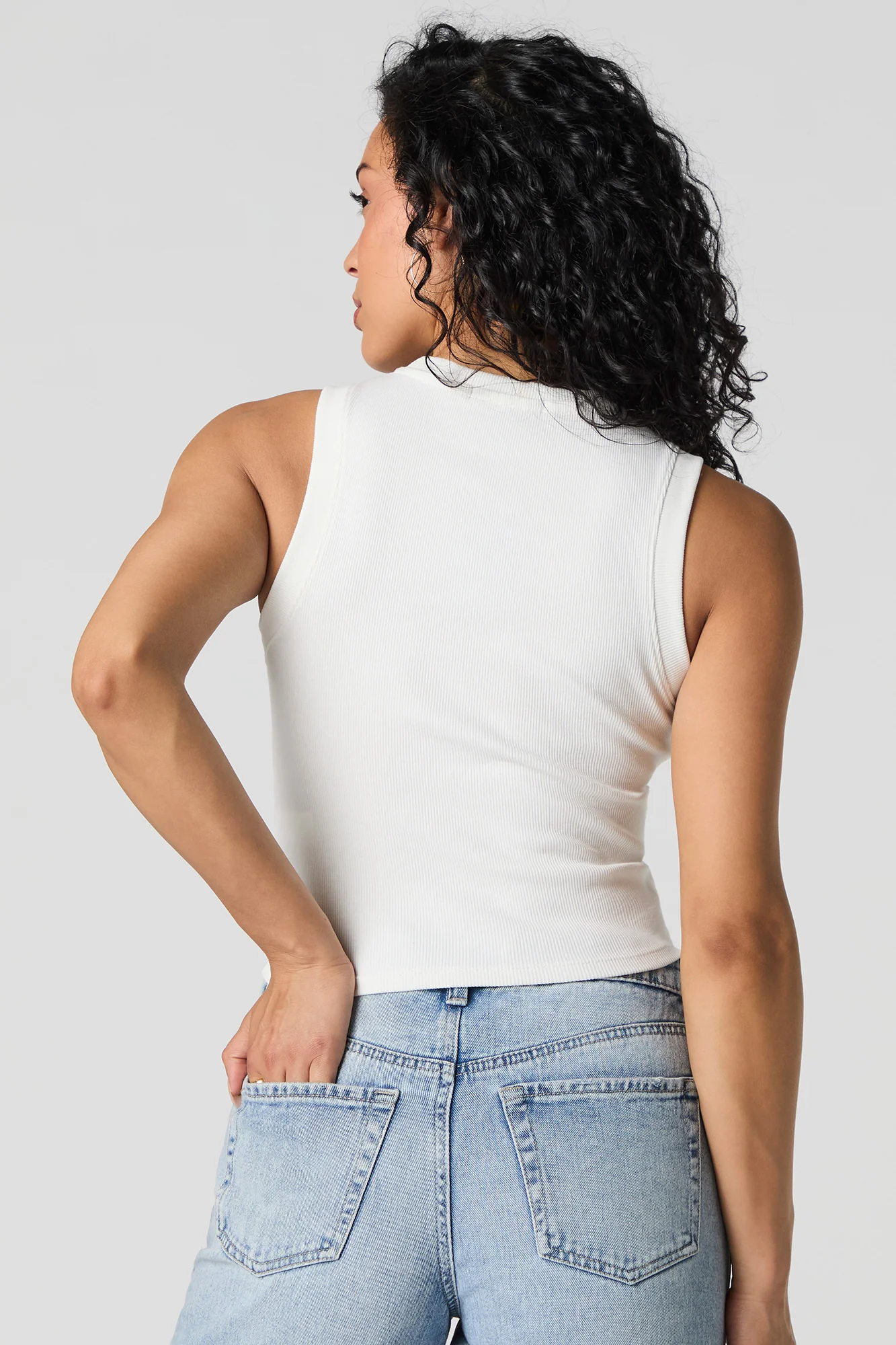 Ribbed Cropped Tank - Image 17