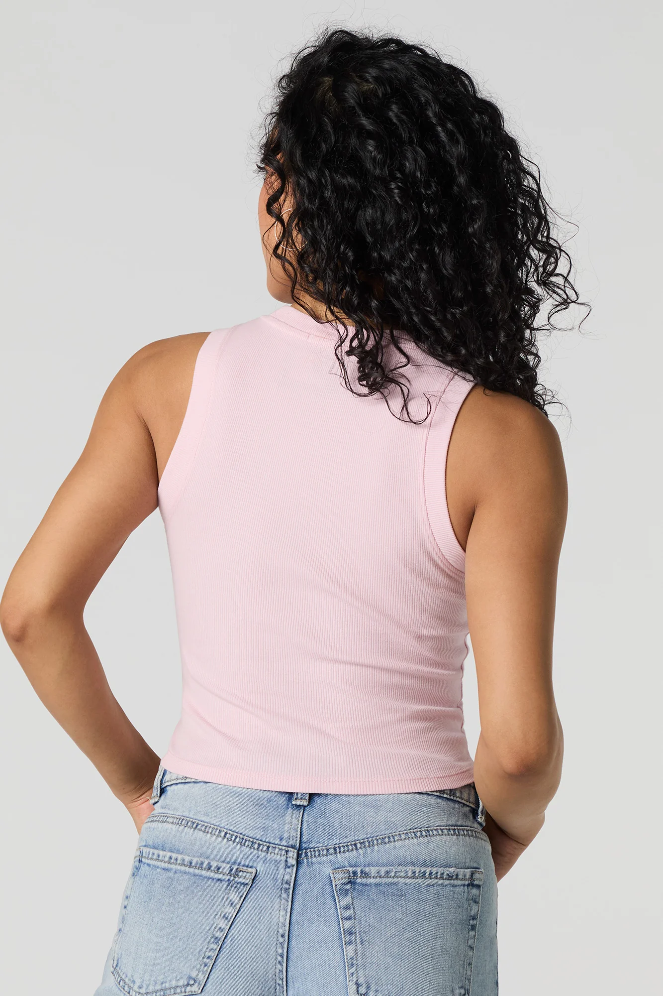 Ribbed Cropped Tank - Image 2