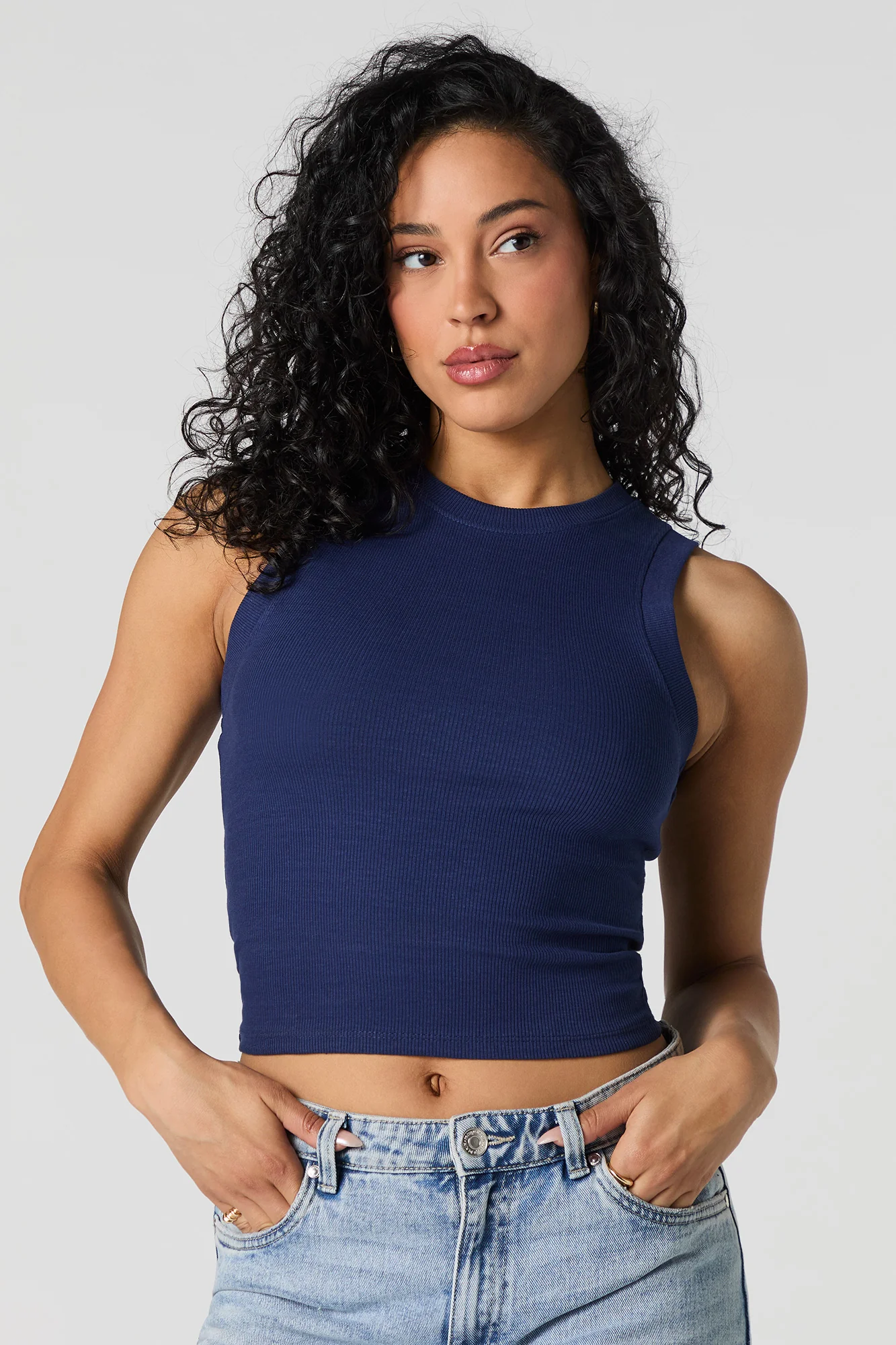 Ribbed Cropped Tank - Image 22
