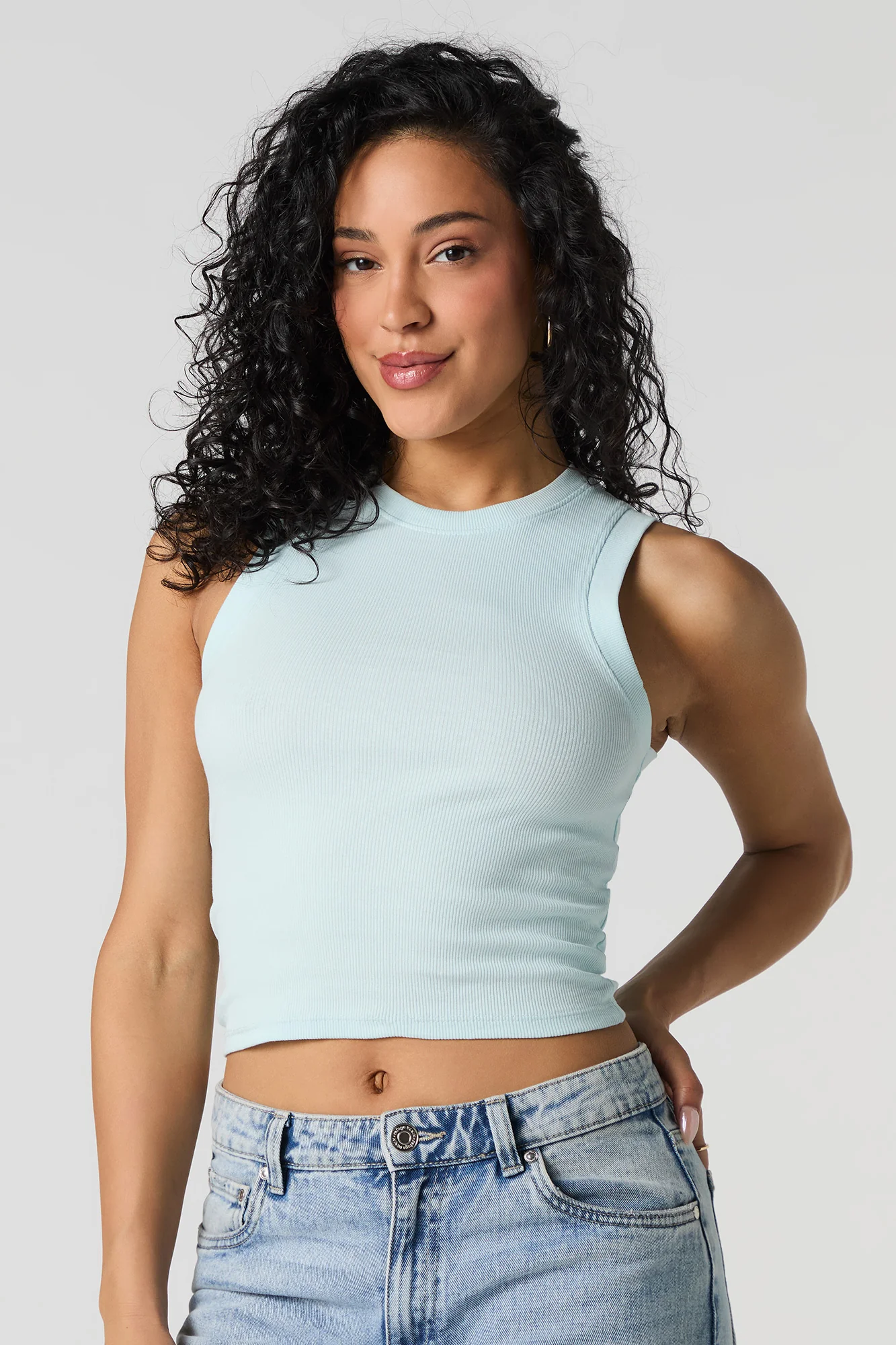 Ribbed Cropped Tank - Image 25