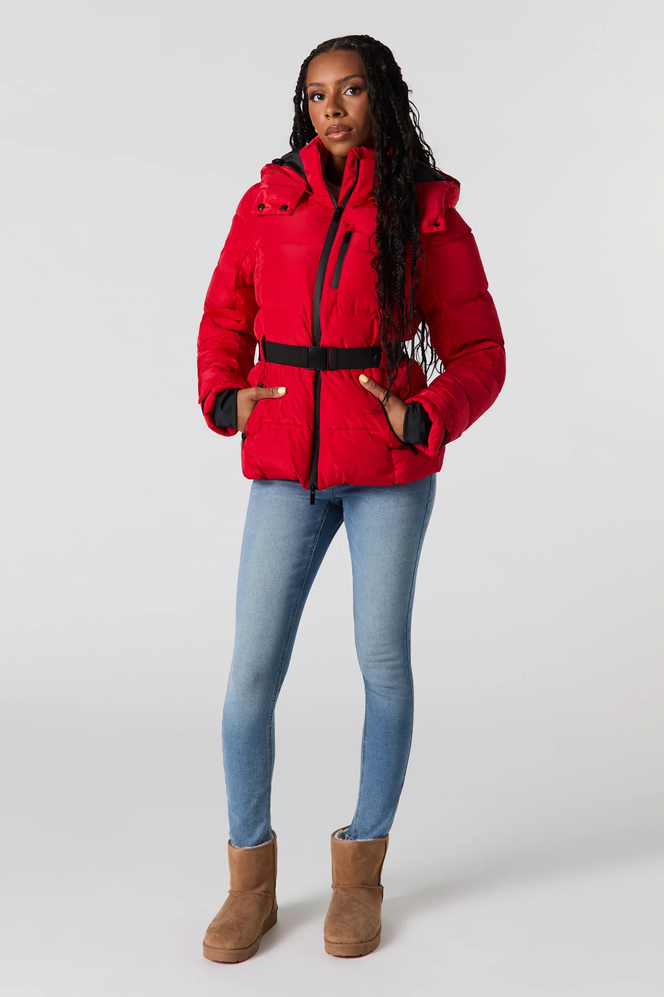 Blouson bouffant avec ceinture - Image 6