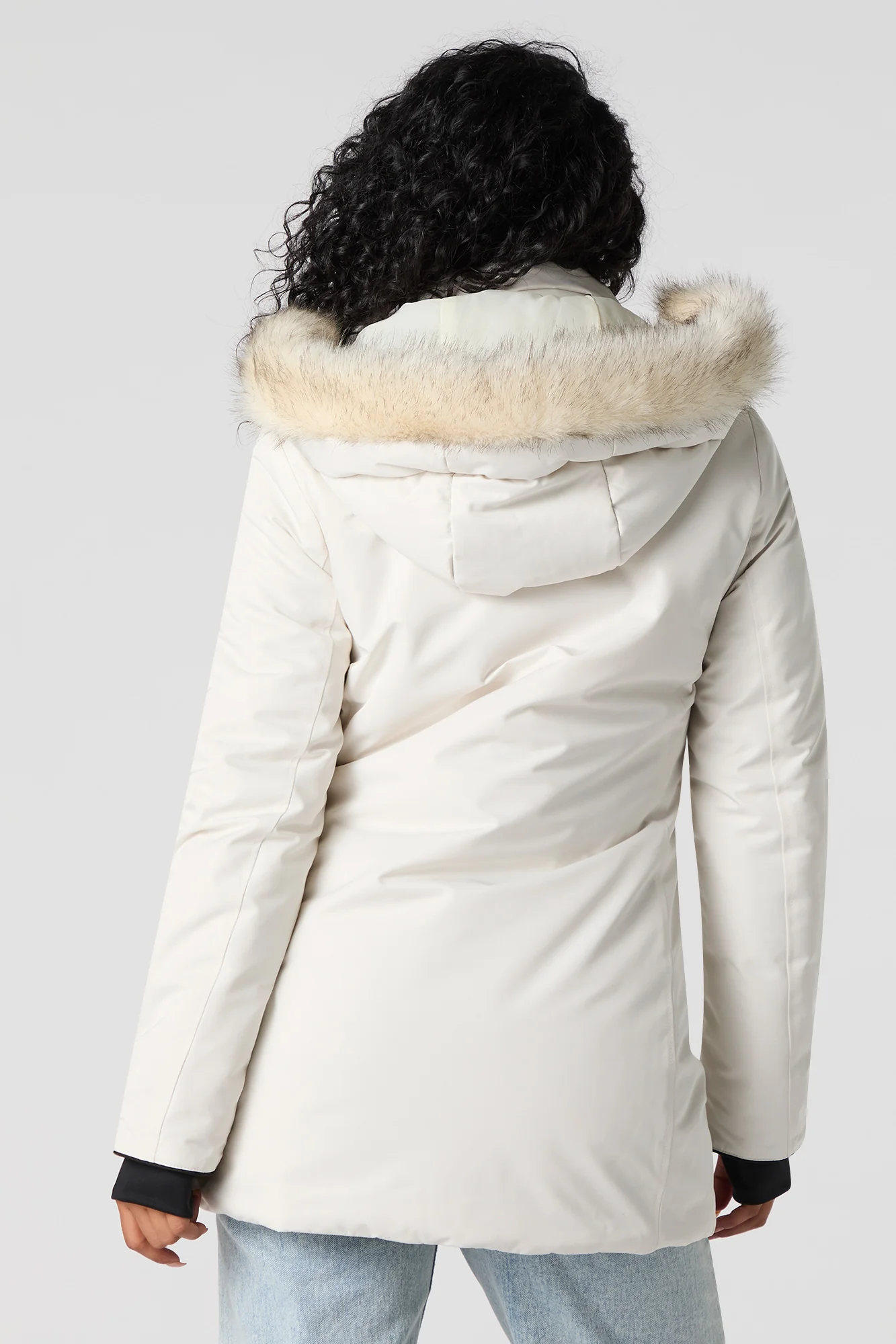 Detachable Faux-Fur Hooded Parka - Image 10