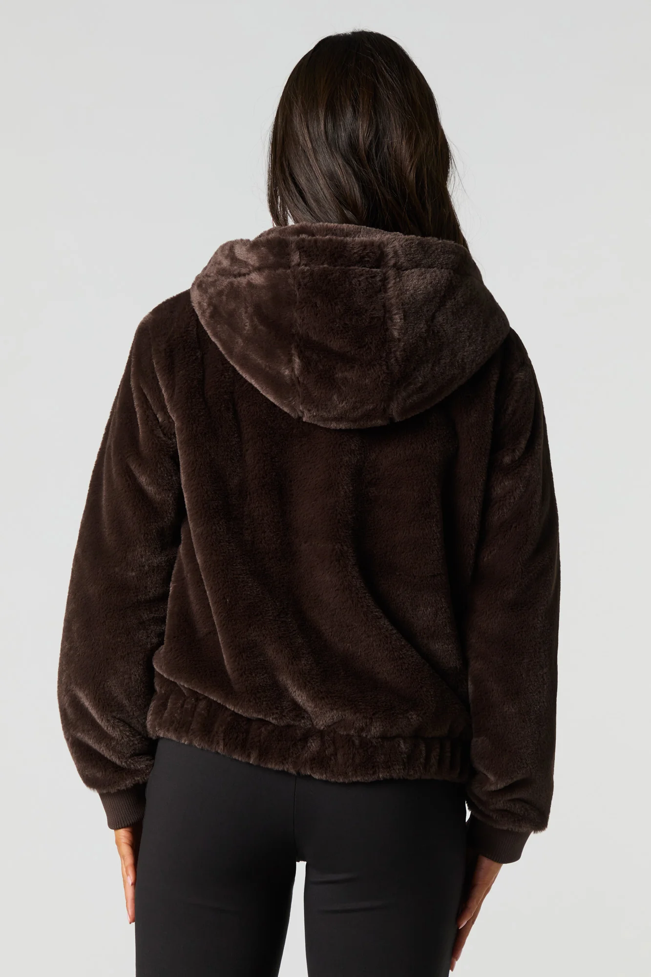 Faux Fur Hooded Jacket - Image 11