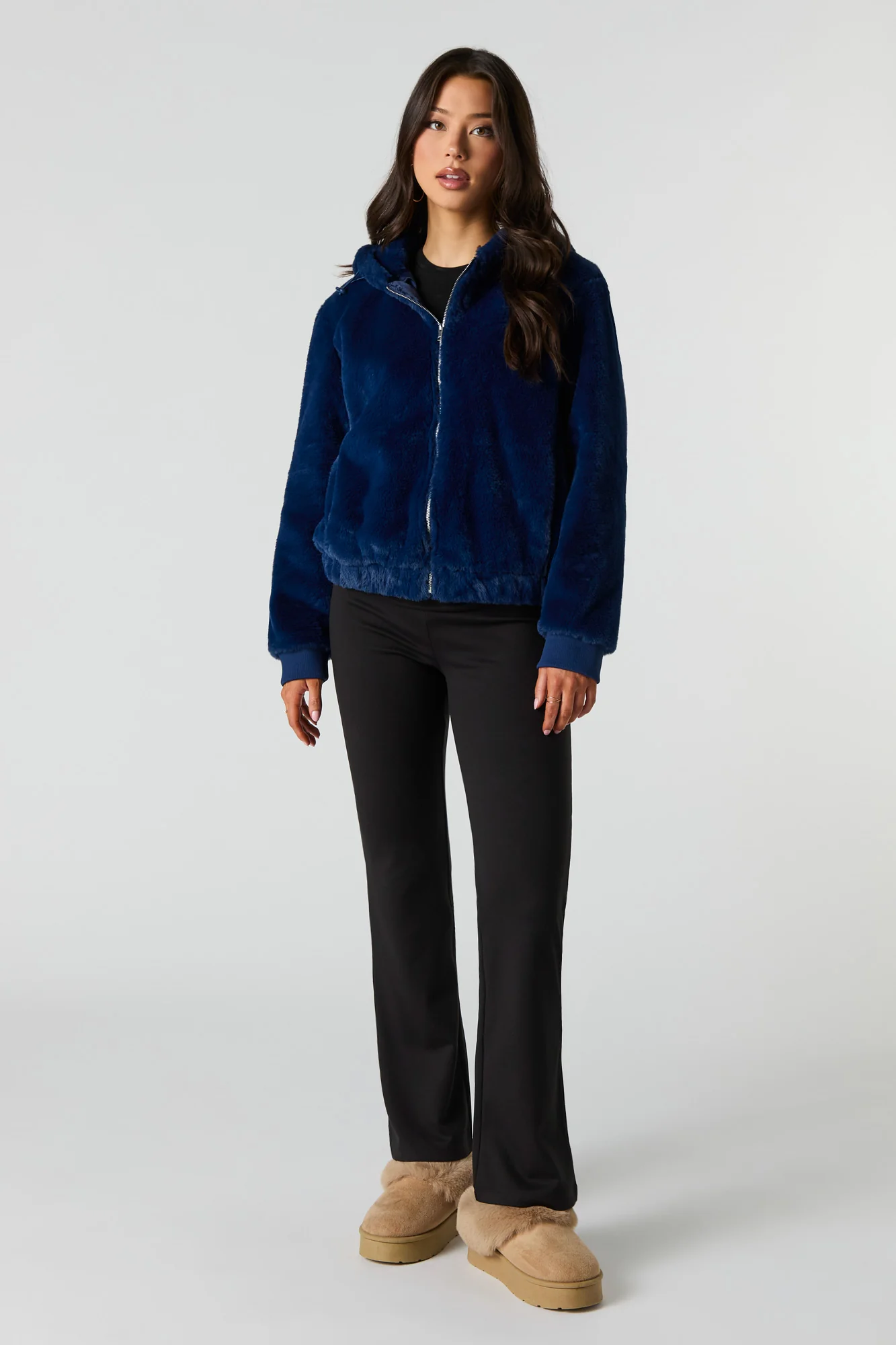 Faux Fur Hooded Jacket - Image 6