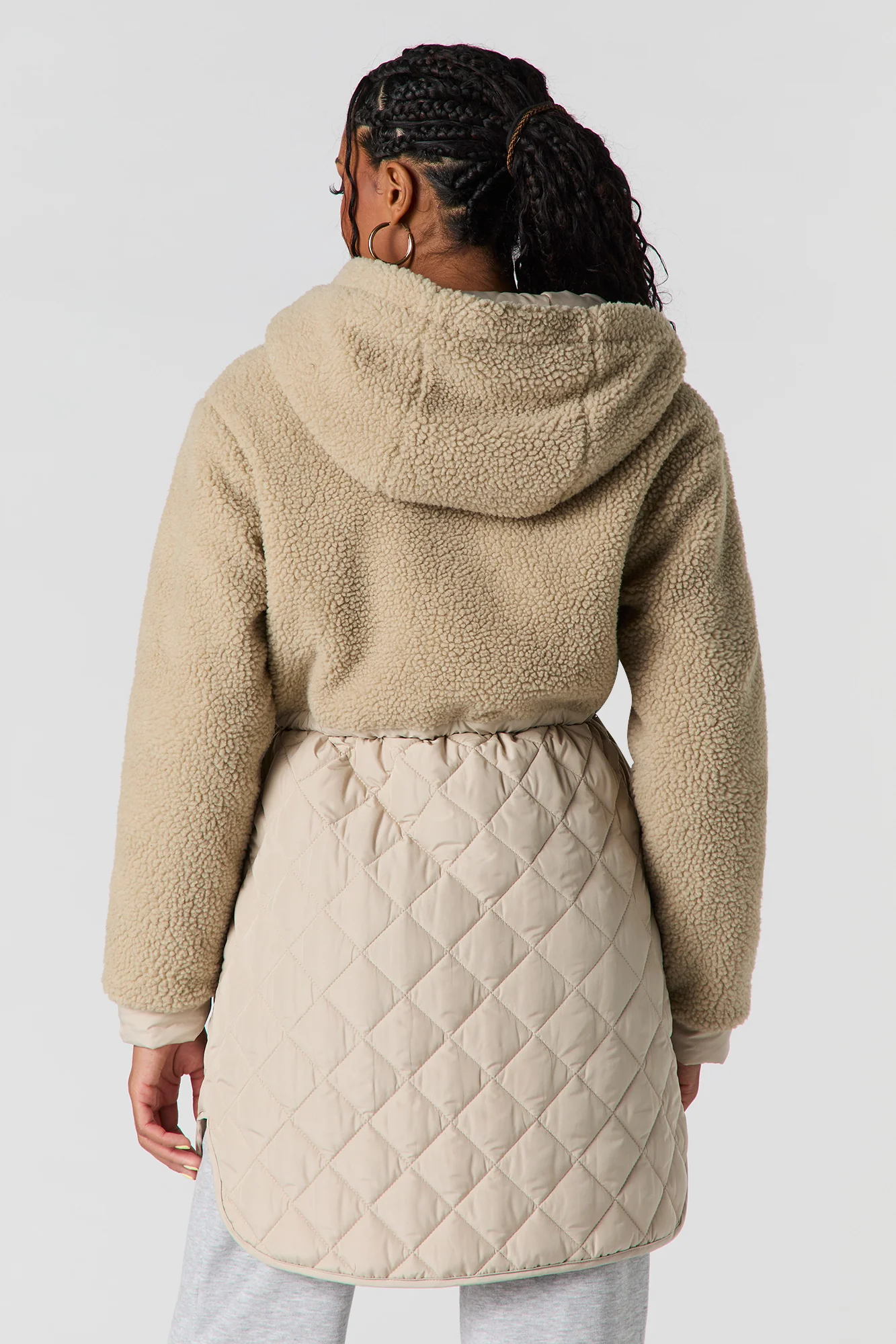 Blouson matelassé en Sherpa - Image 11