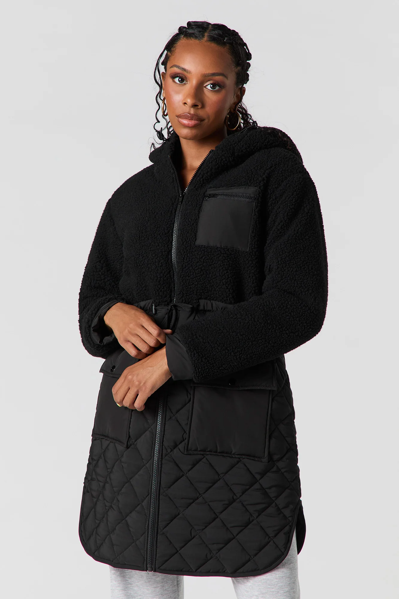 Blouson matelassé en Sherpa - Image 2