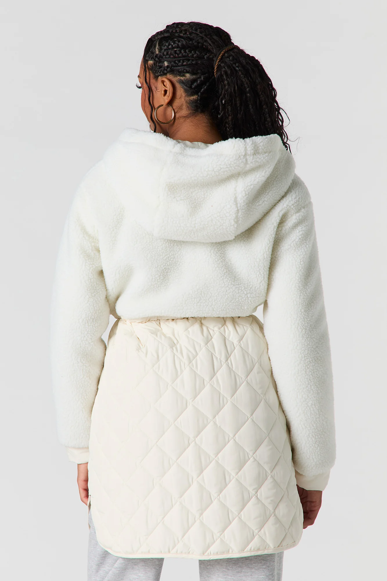 Blouson matelassé en Sherpa - Image 5