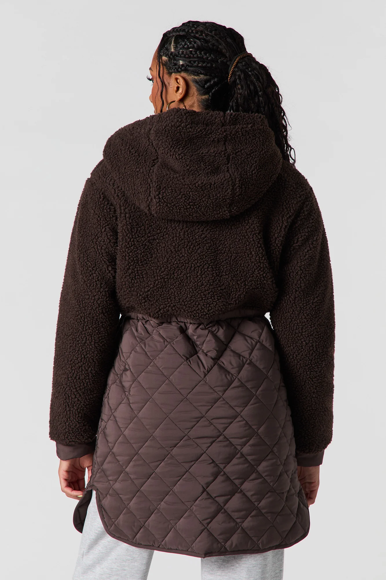 Blouson matelassé en Sherpa - Image 8