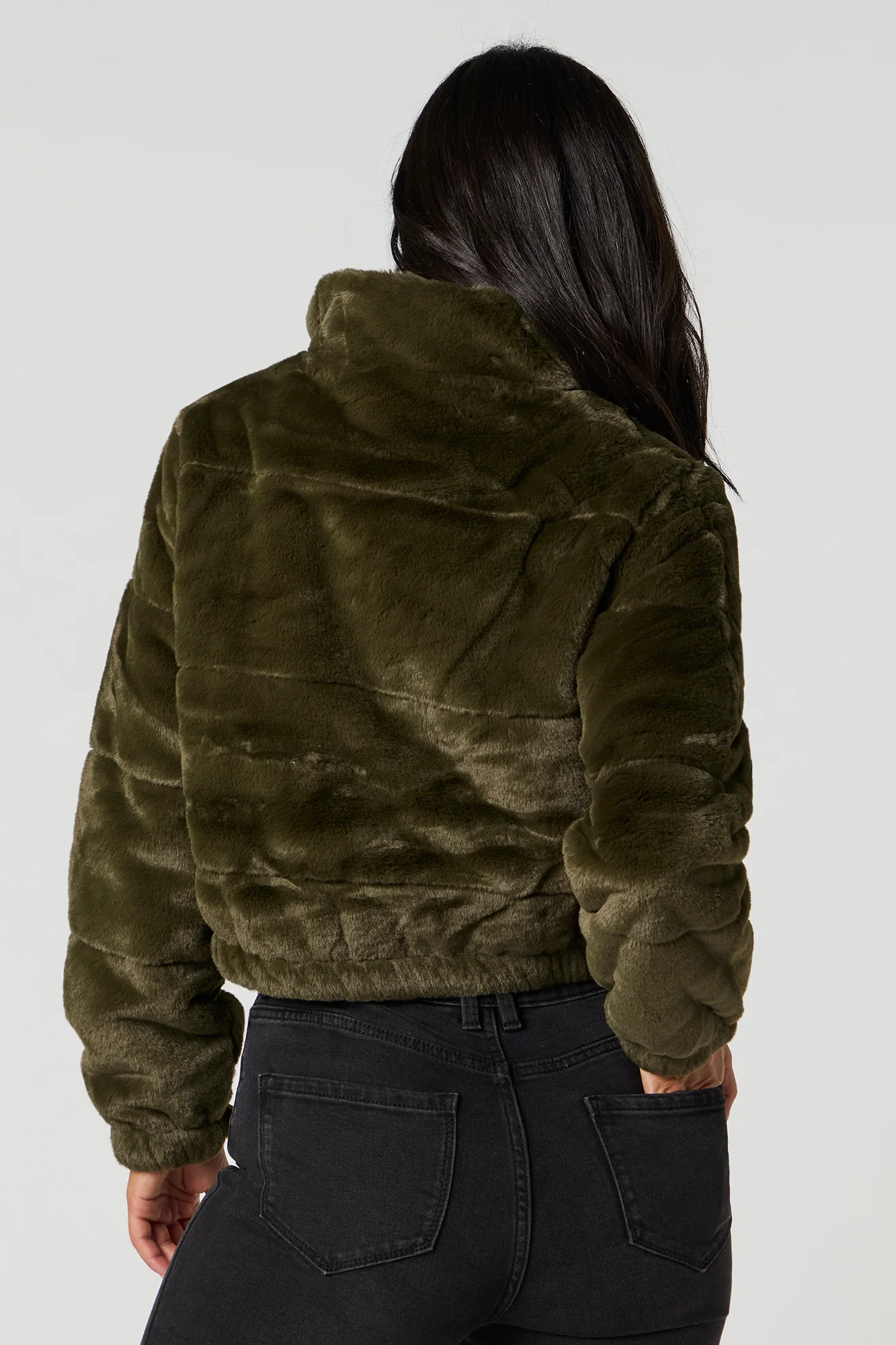 Faux Fur Jacket - Image 11