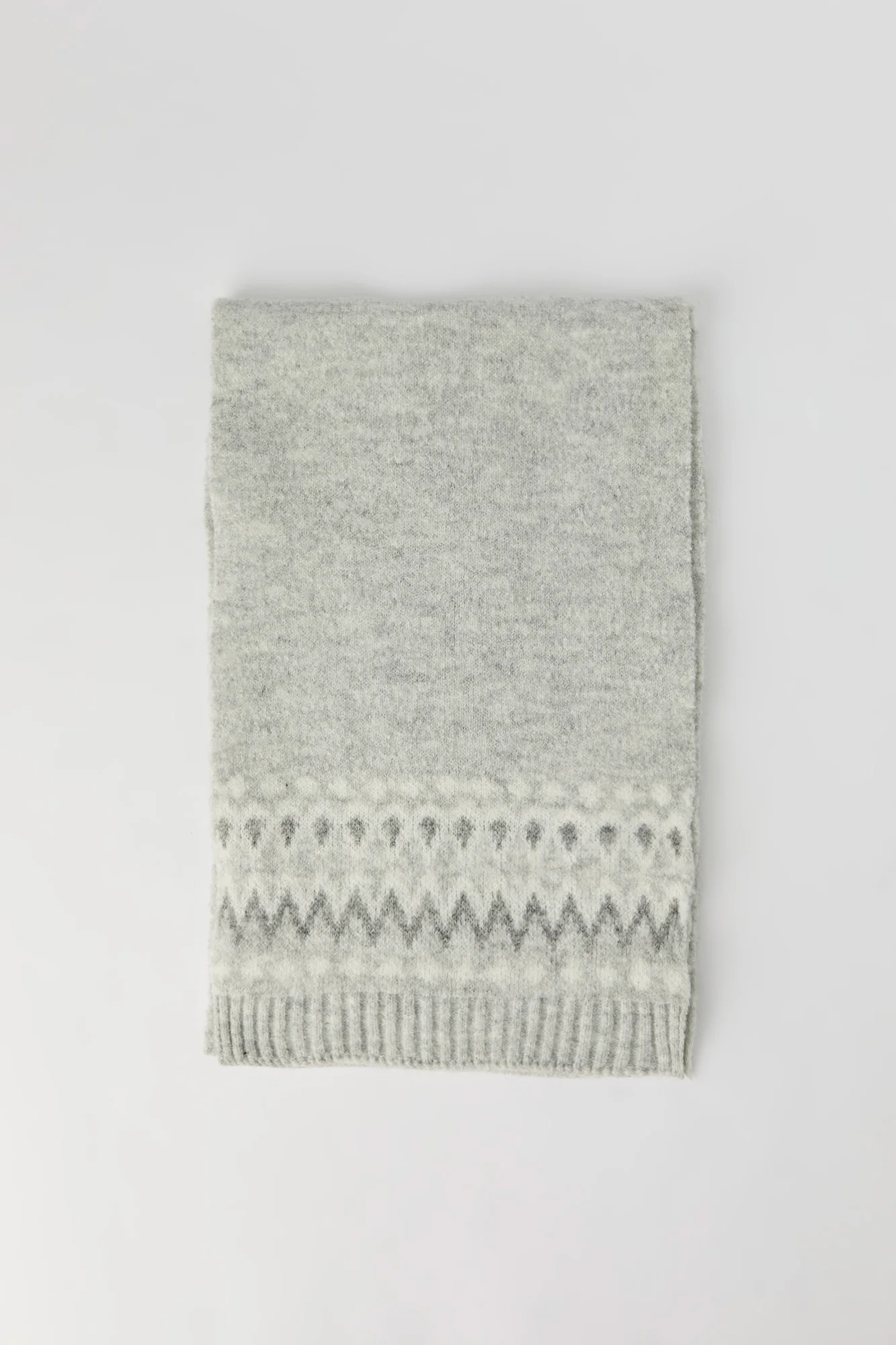 Fair Isle Knit Scarf - Image 2