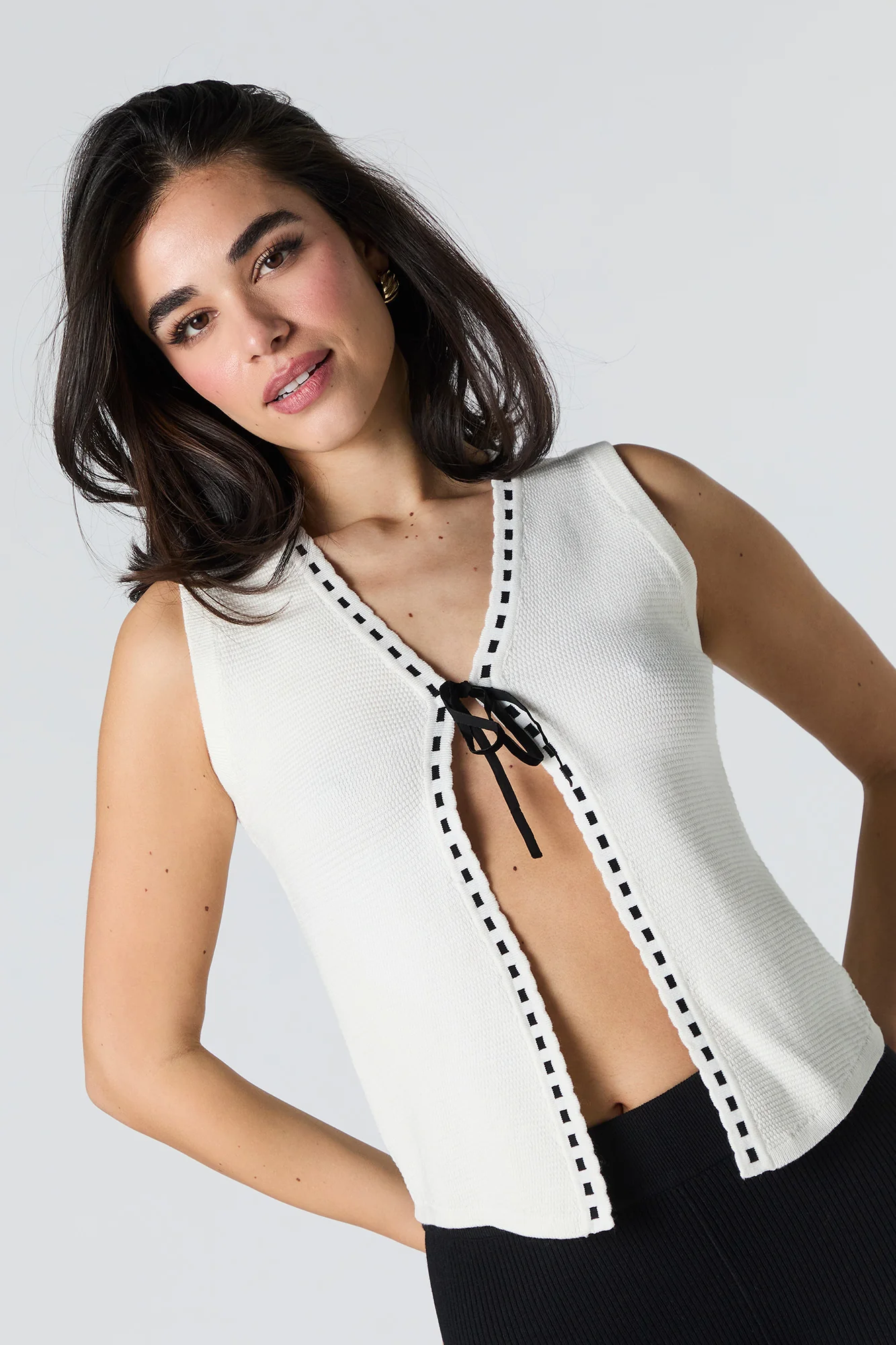 Knit Flyaway Vest