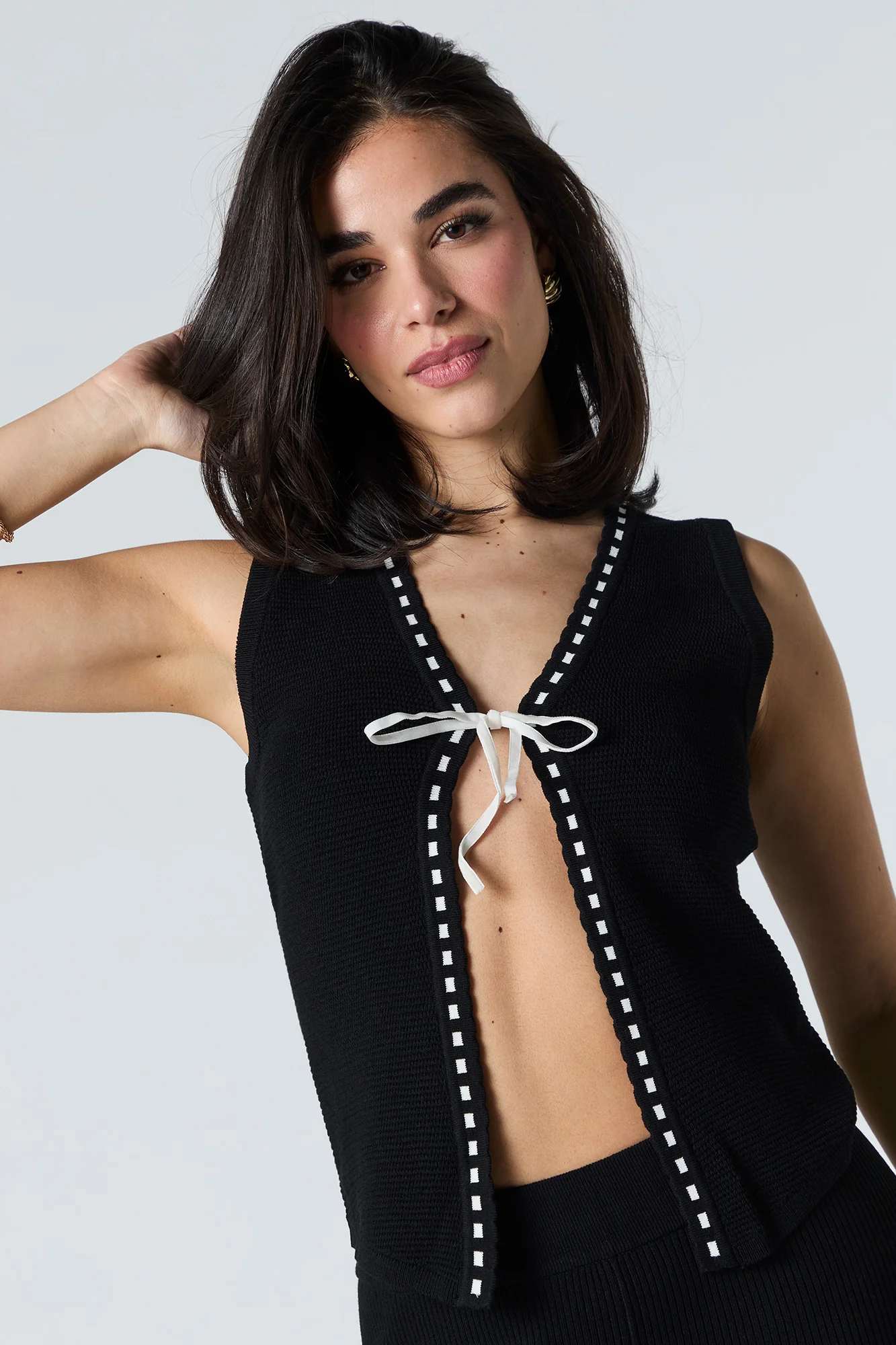Knit Flyaway Vest - Image 2