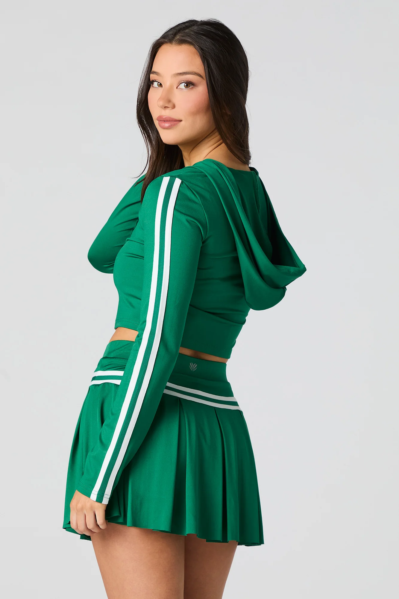Active Contrast Striped Skort - Image 2