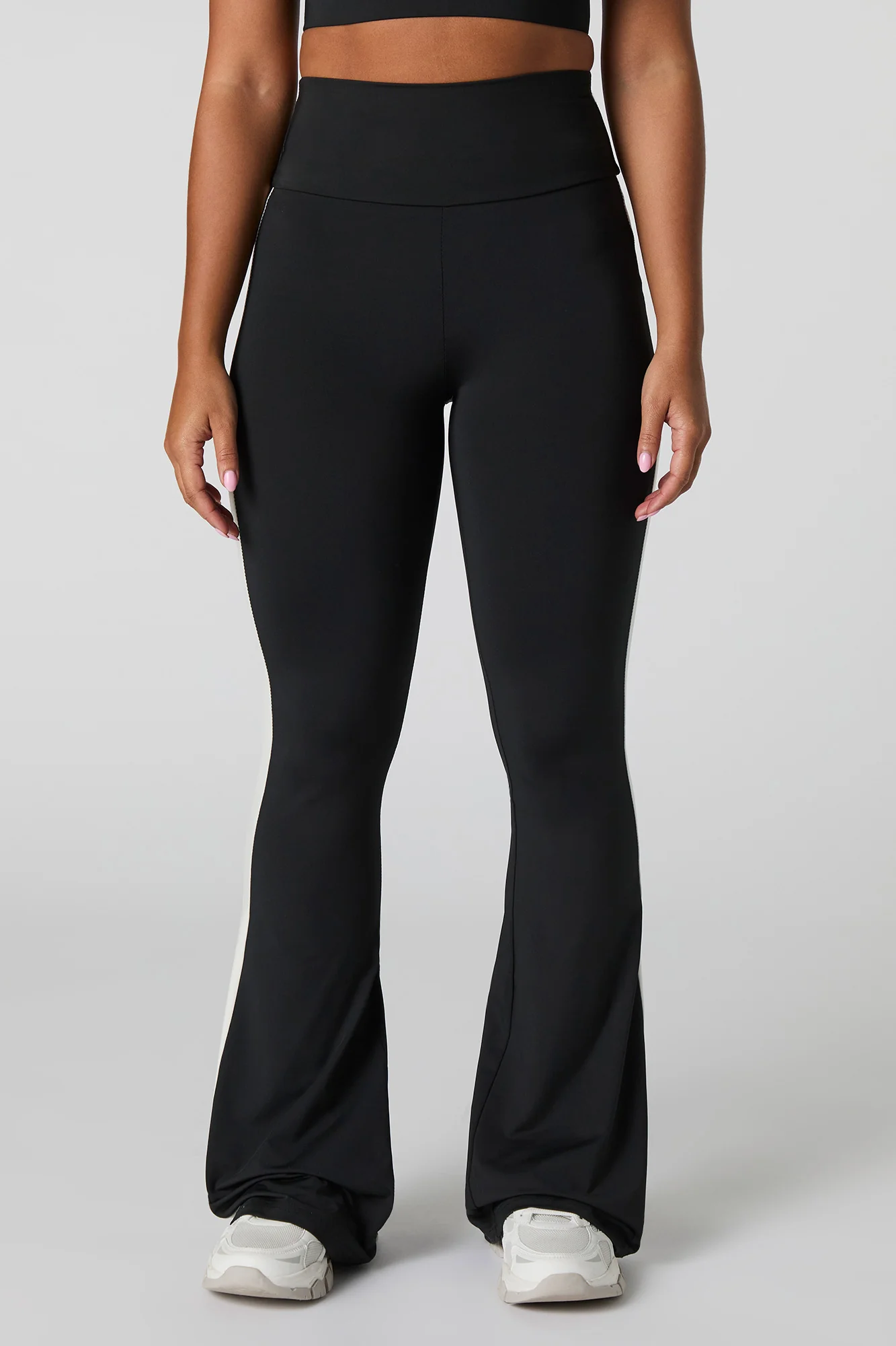 Active Side Striped Flare Legging - Image 5
