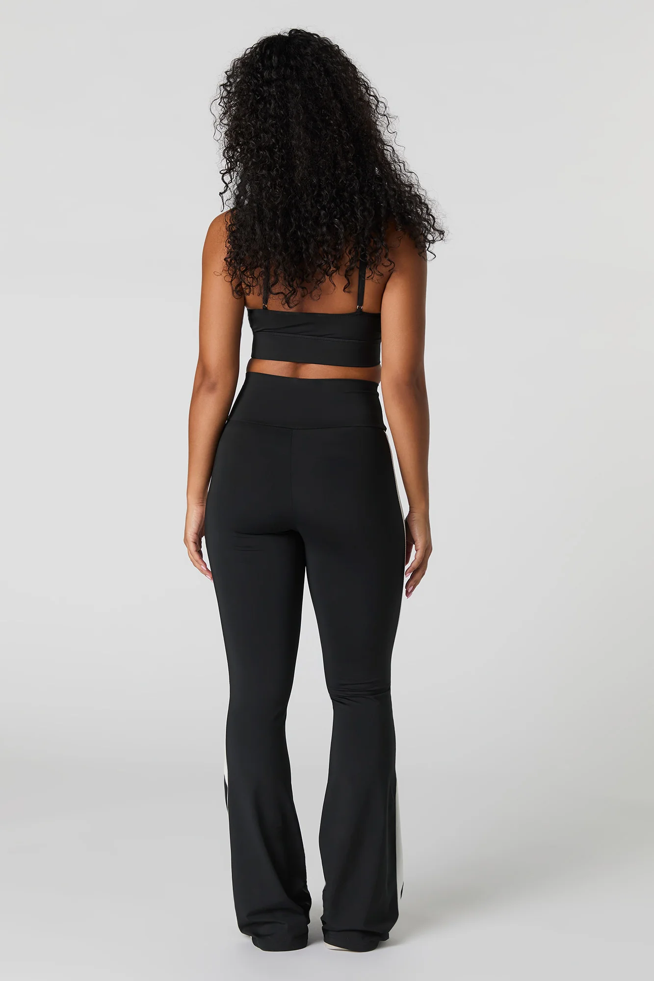 Active Side Striped Flare Legging - Image 6