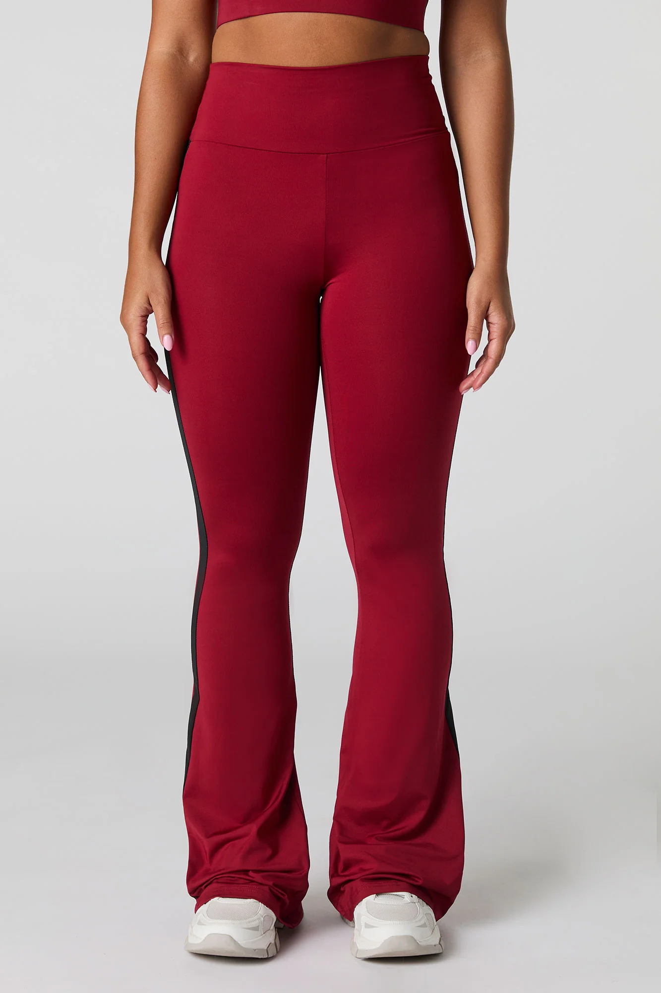 Active Side Striped Flare Legging - Image 8