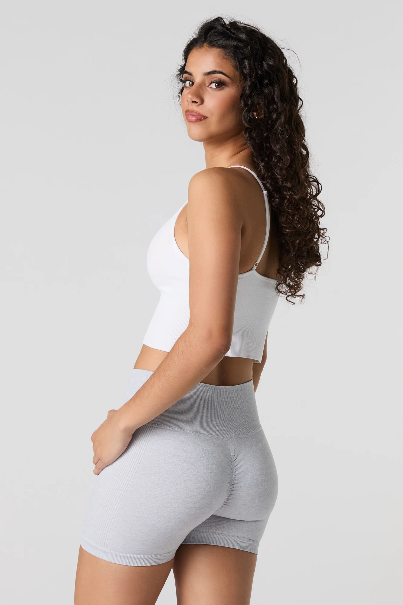 Seamless Ruched Back Biker Short - Image 10