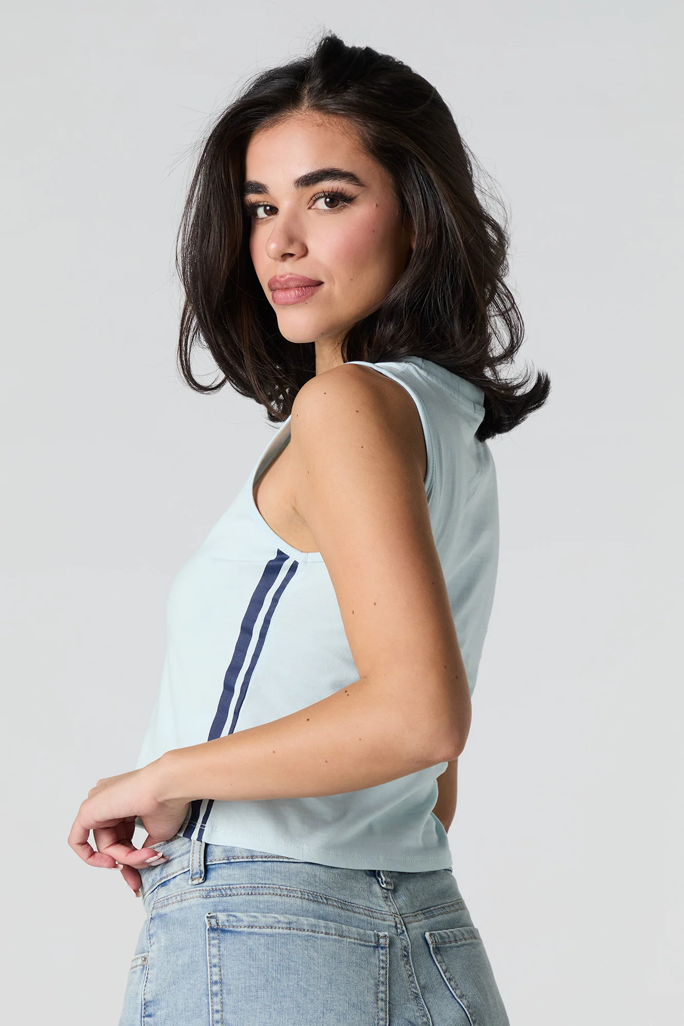 Graphic Cropped Tank - Image 2