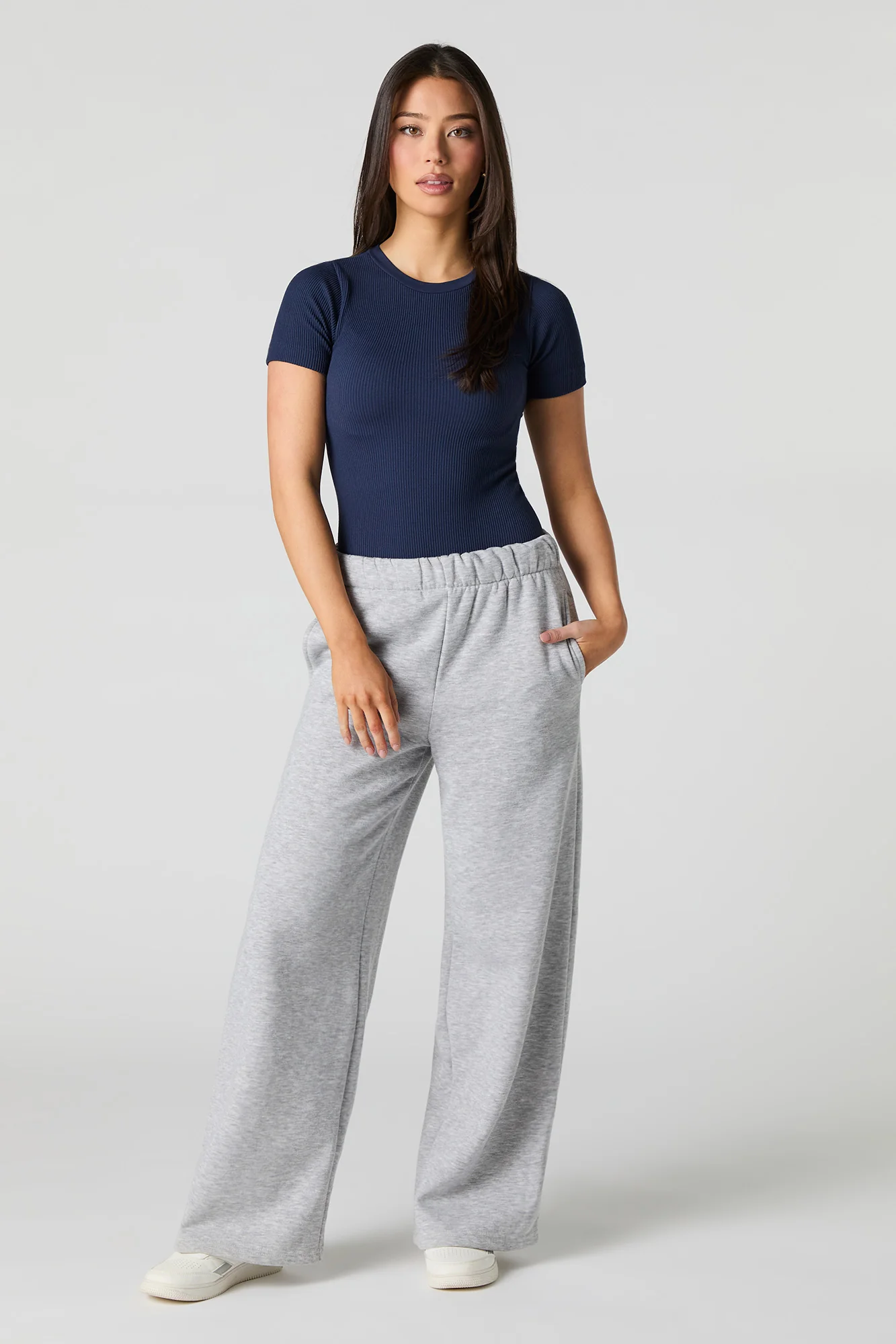 Seamless Ribbed Short Sleeve Bodysuit - Image 3