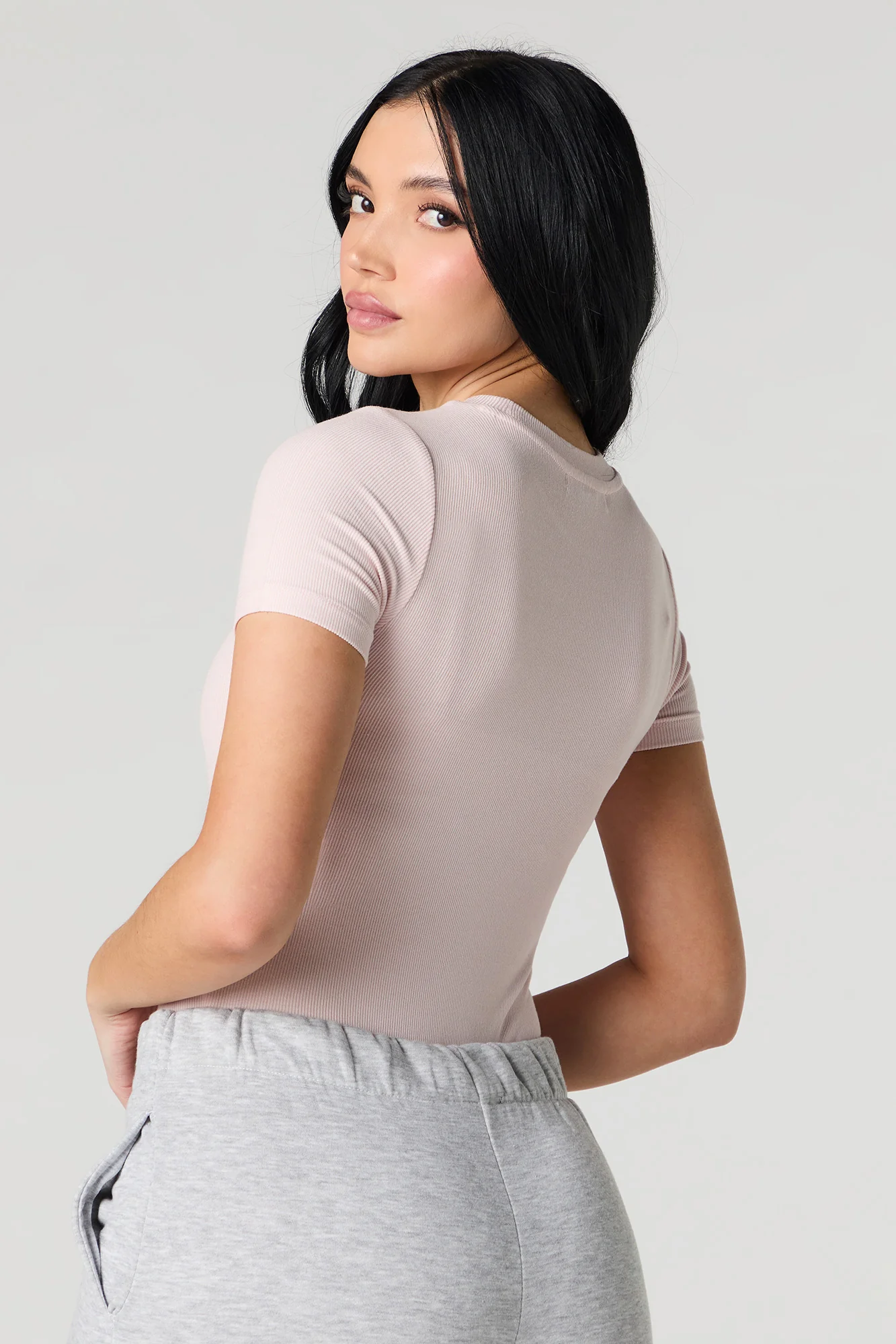 Ribbed Short Sleeve Bodysuit - Image 22