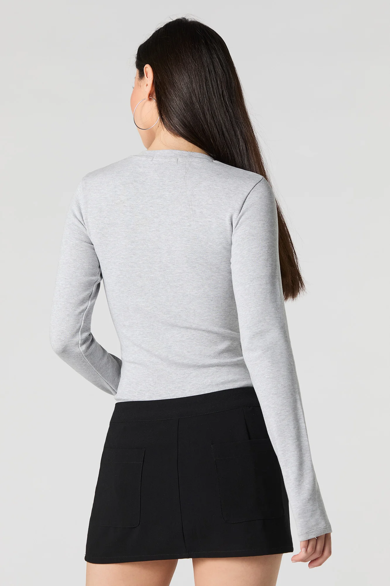 High Neck Long Sleeve Bodysuit - Image 10