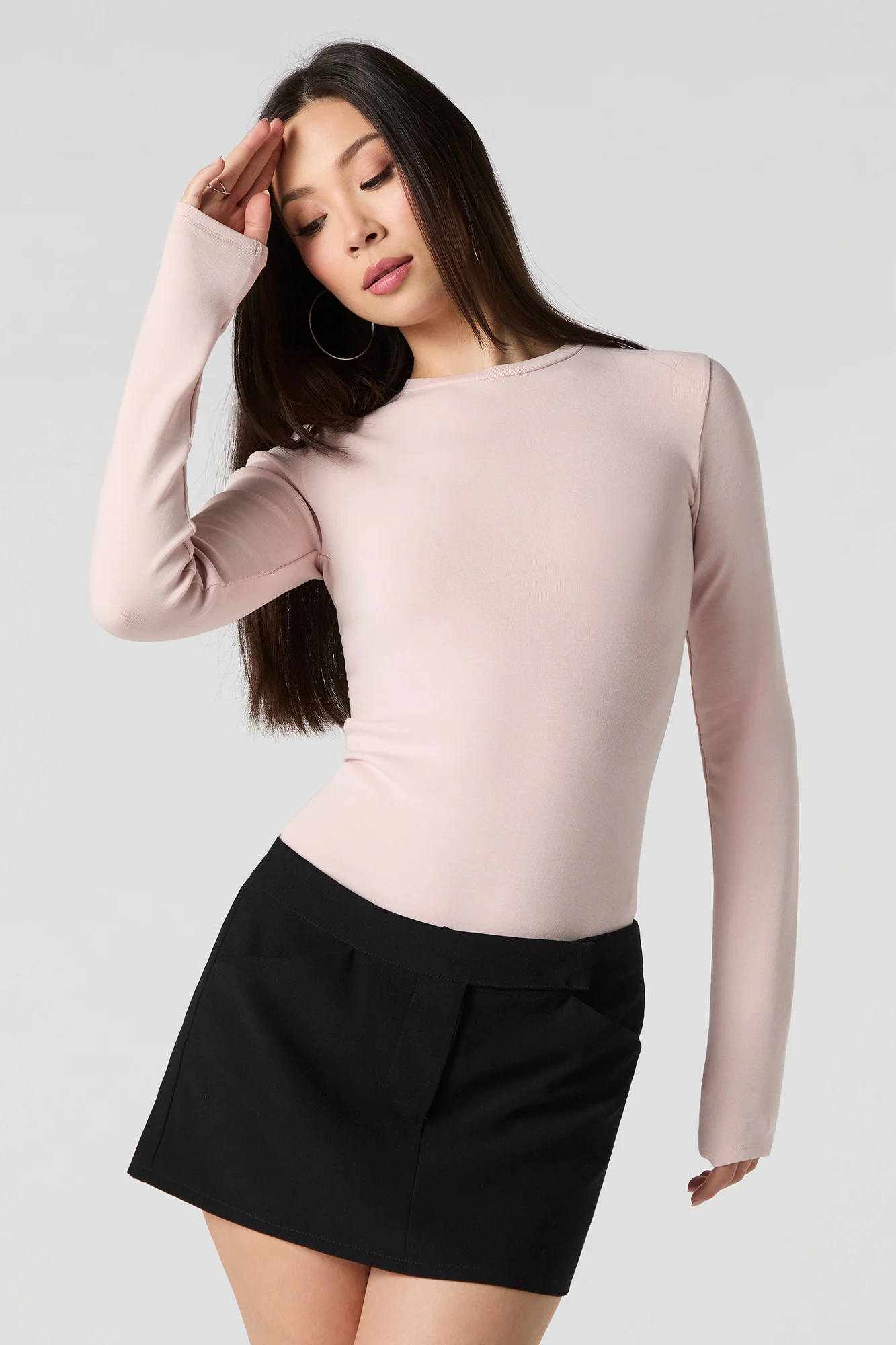 High Neck Long Sleeve Bodysuit - Image 13