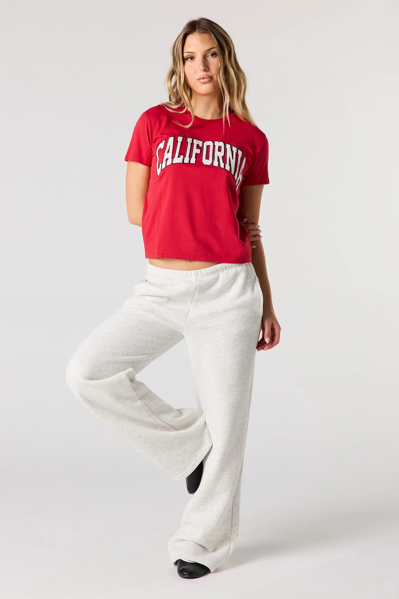Twill Embroidered Boxy T-Shirt - Image 13