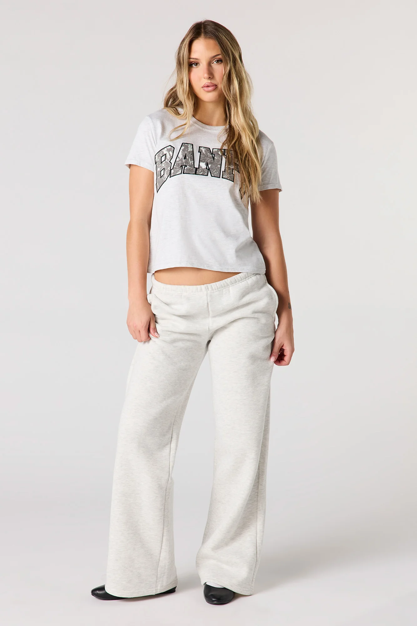 Twill Embroidered Boxy T-Shirt - Image 7