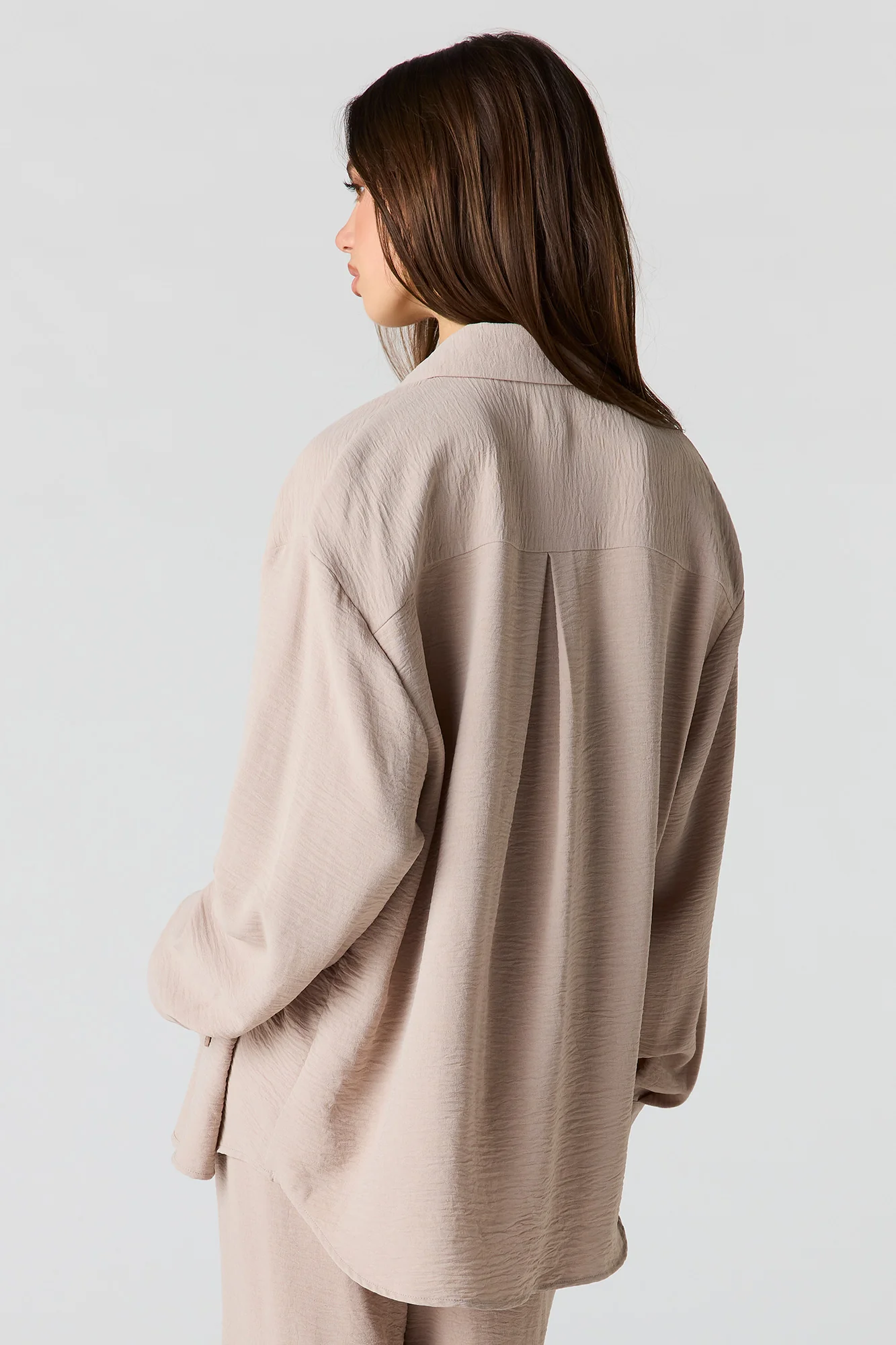 Flowy Oversized Button-Up Top - Image 14