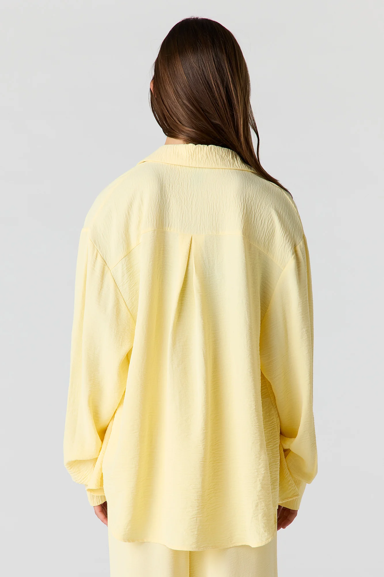 Flowy Oversized Button-Up Top - Image 2