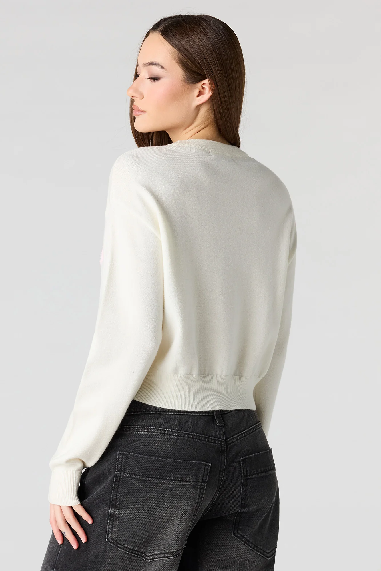 Fuzzy Valentine's Knit Sweater - Image 6