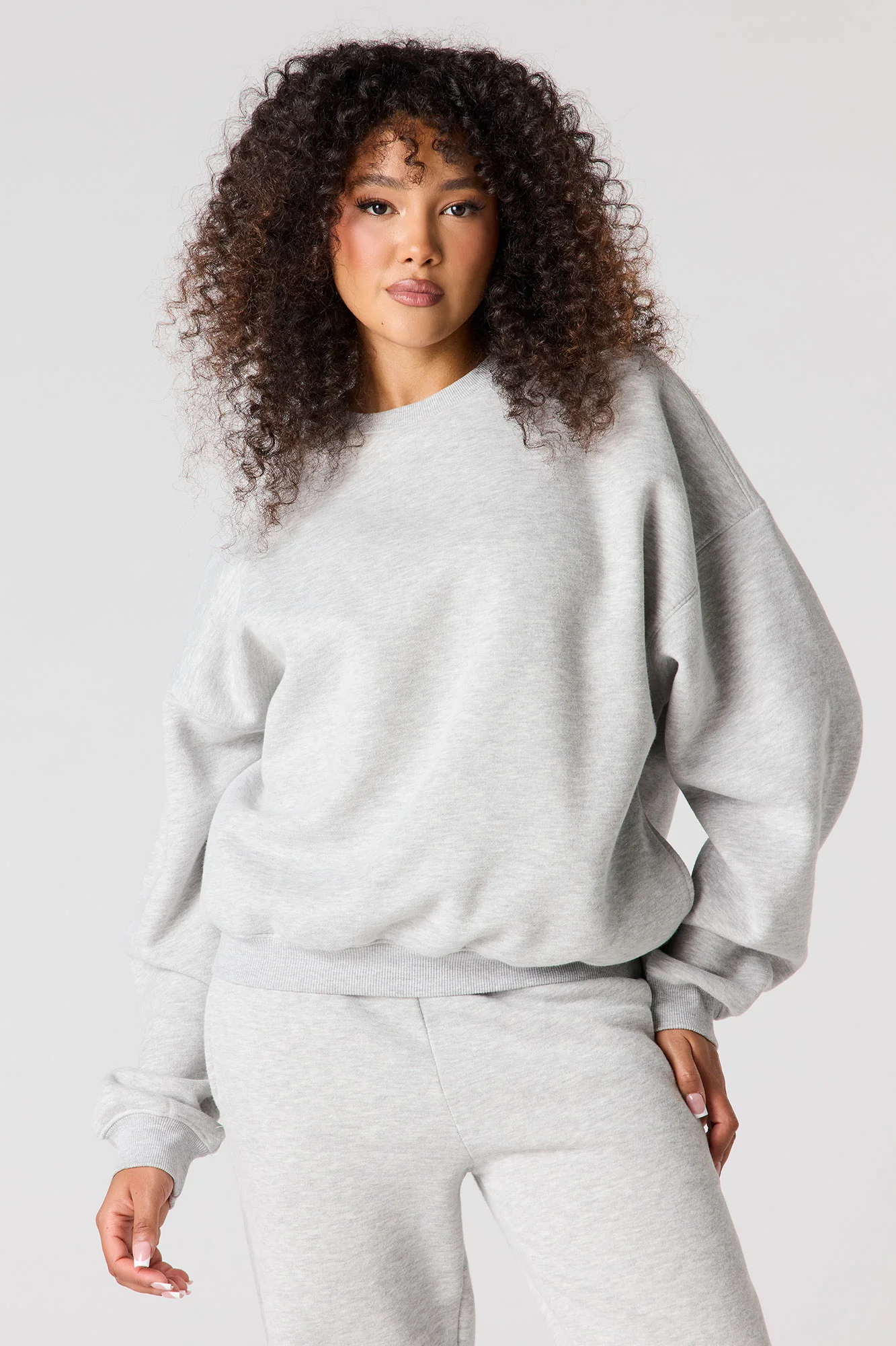 Luxe Fleece Boxy Sweatshirt - Image 11