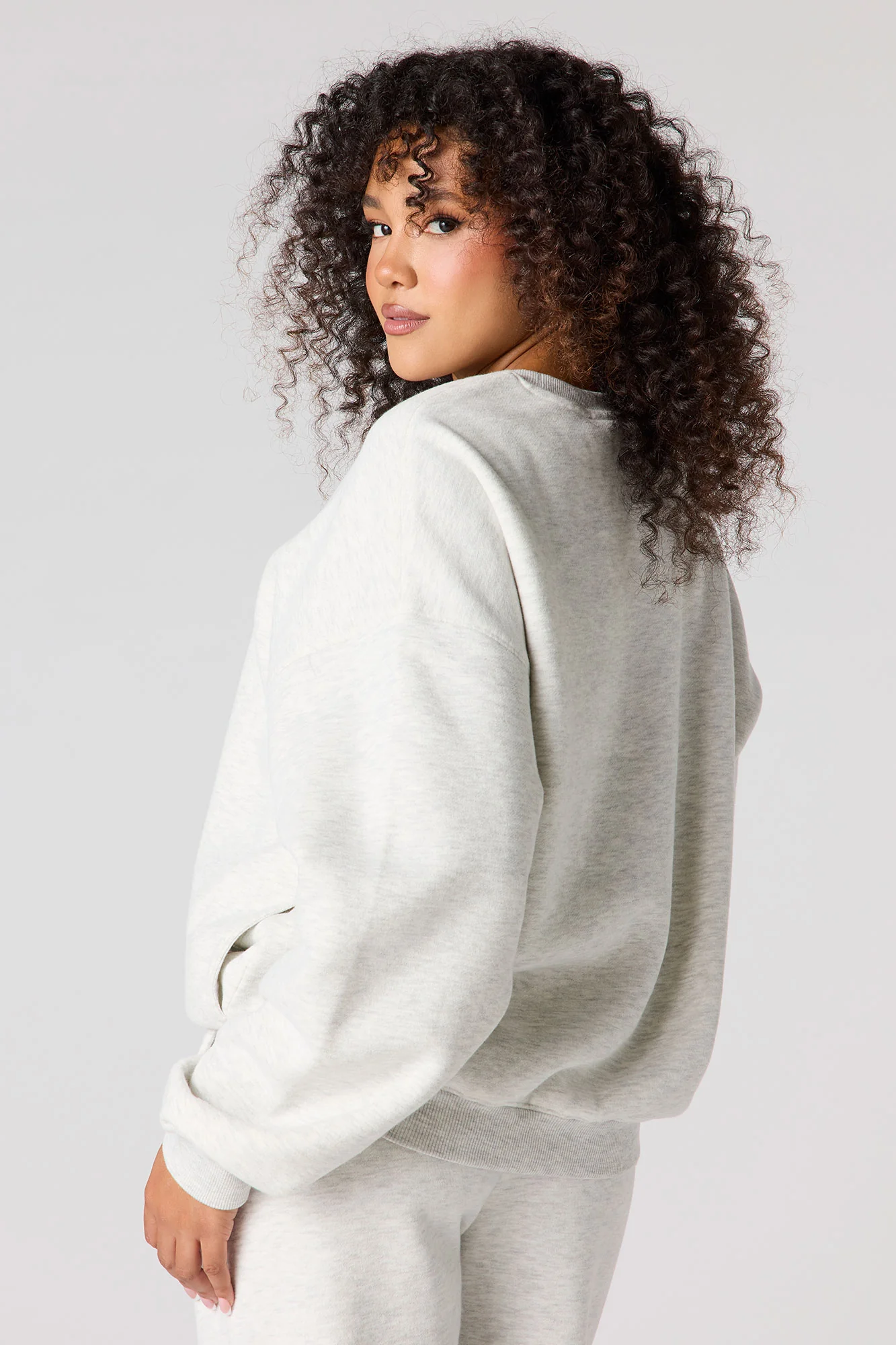 Luxe Fleece Boxy Sweatshirt - Image 15
