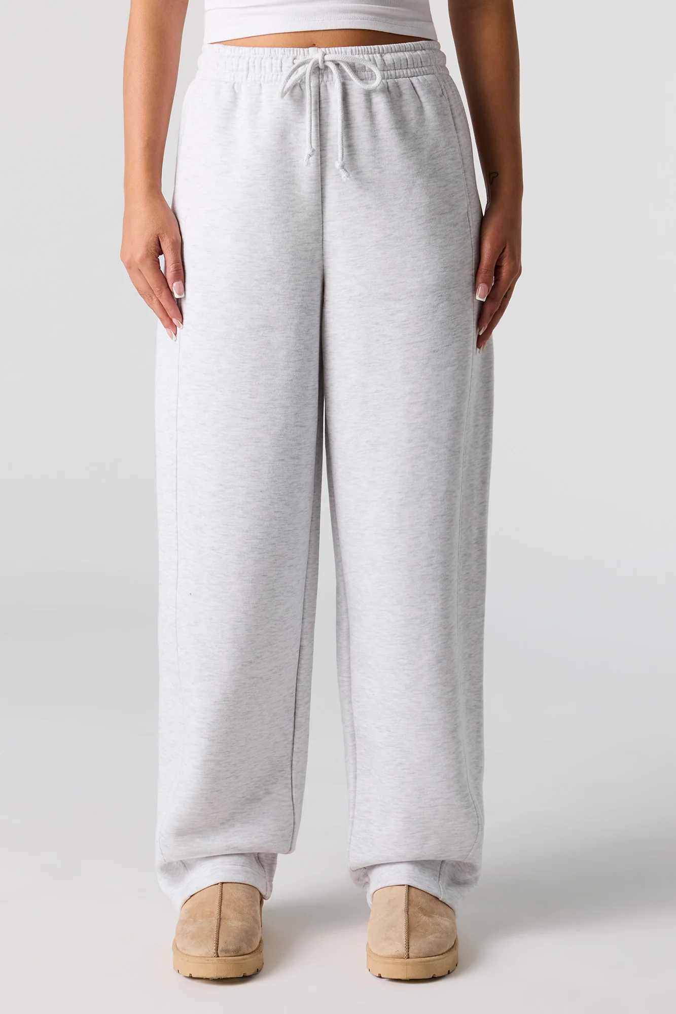 Fleece Barrel Leg Sweatpant - Image 2