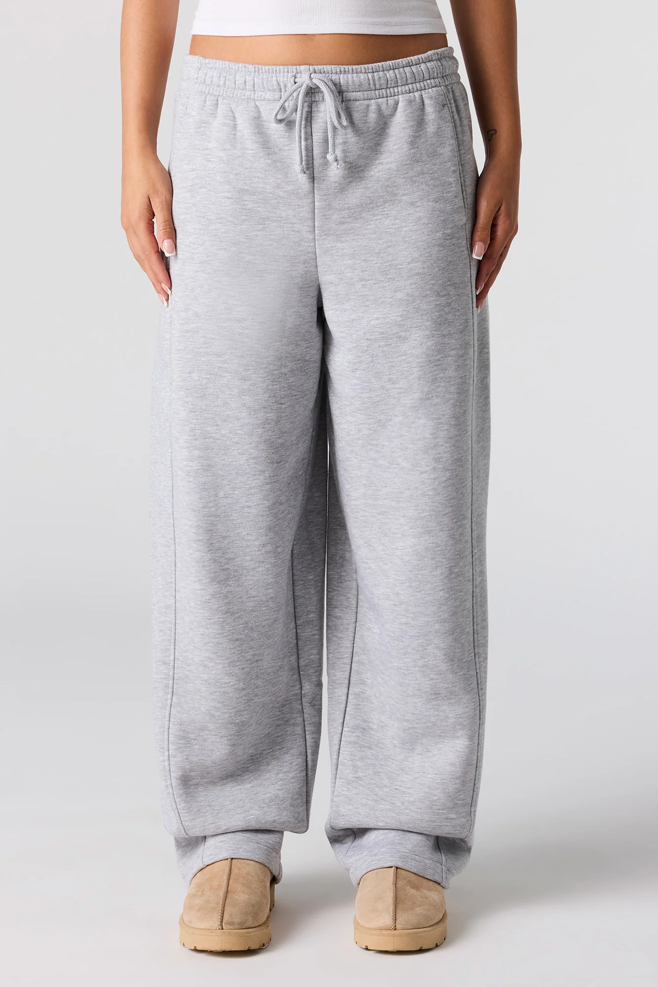 Fleece Barrel Leg Sweatpant - Image 5