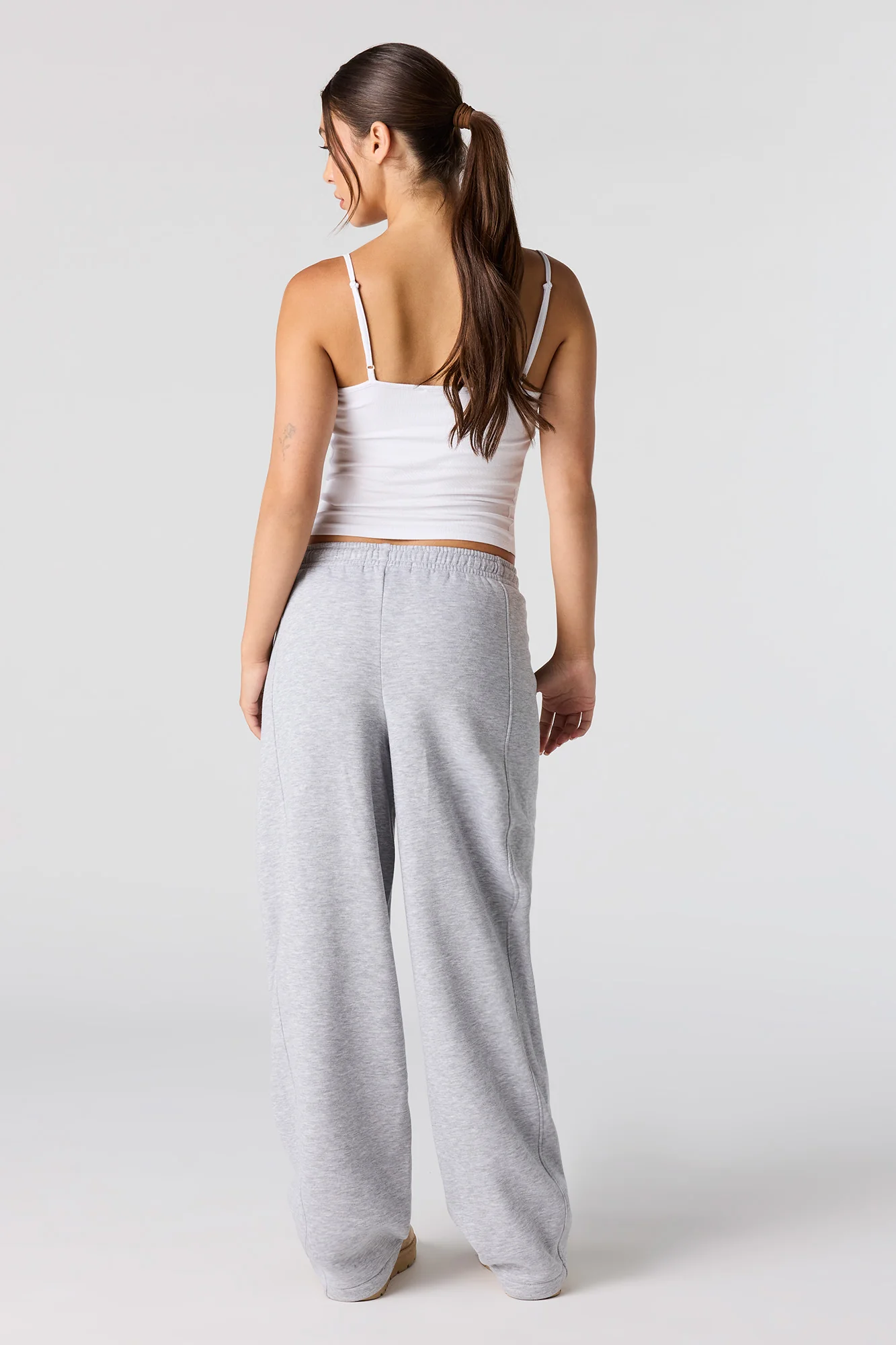 Fleece Barrel Leg Sweatpant - Image 6