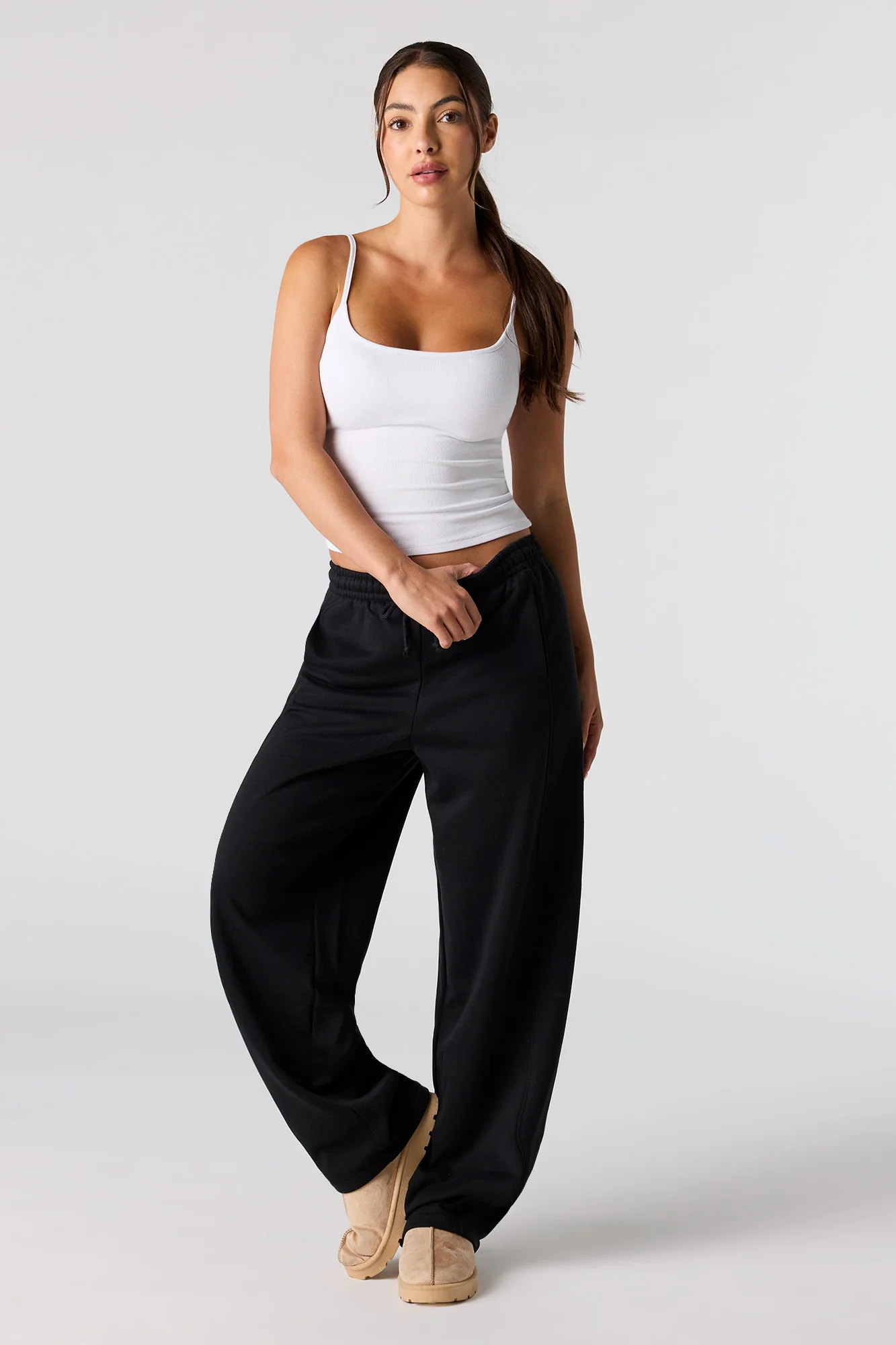 Fleece Barrel Leg Sweatpant - Image 7