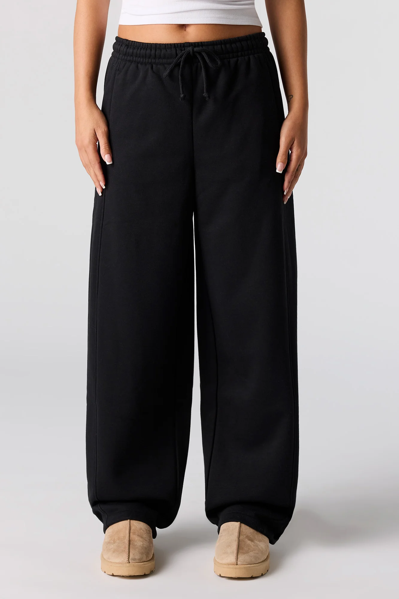 Fleece Barrel Leg Sweatpant - Image 8