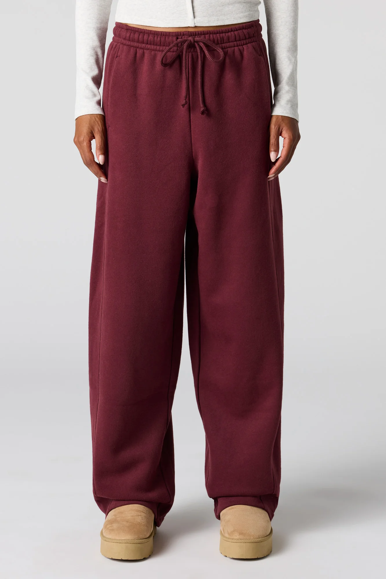 Barrel Leg Fleece Sweatpant - Image 14