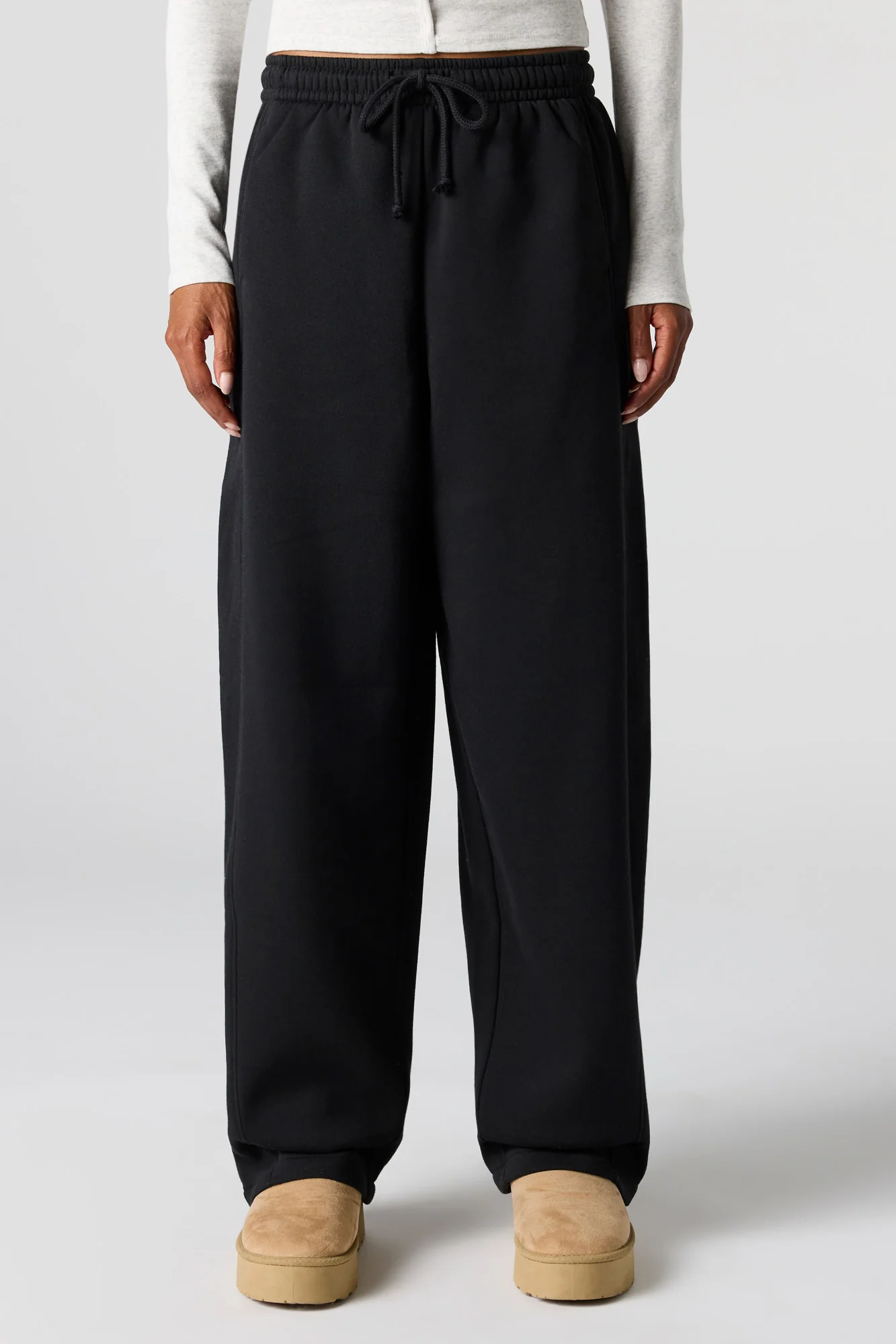 Barrel Leg Fleece Sweatpant - Image 5