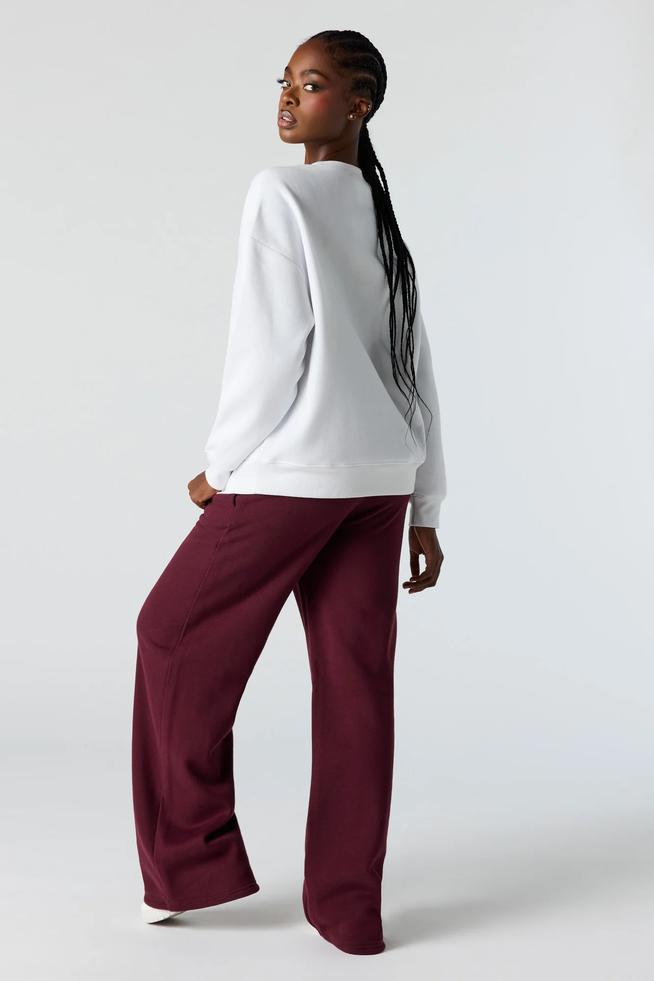 Luxe Fleece Wide Leg Sweatpant - Image 14