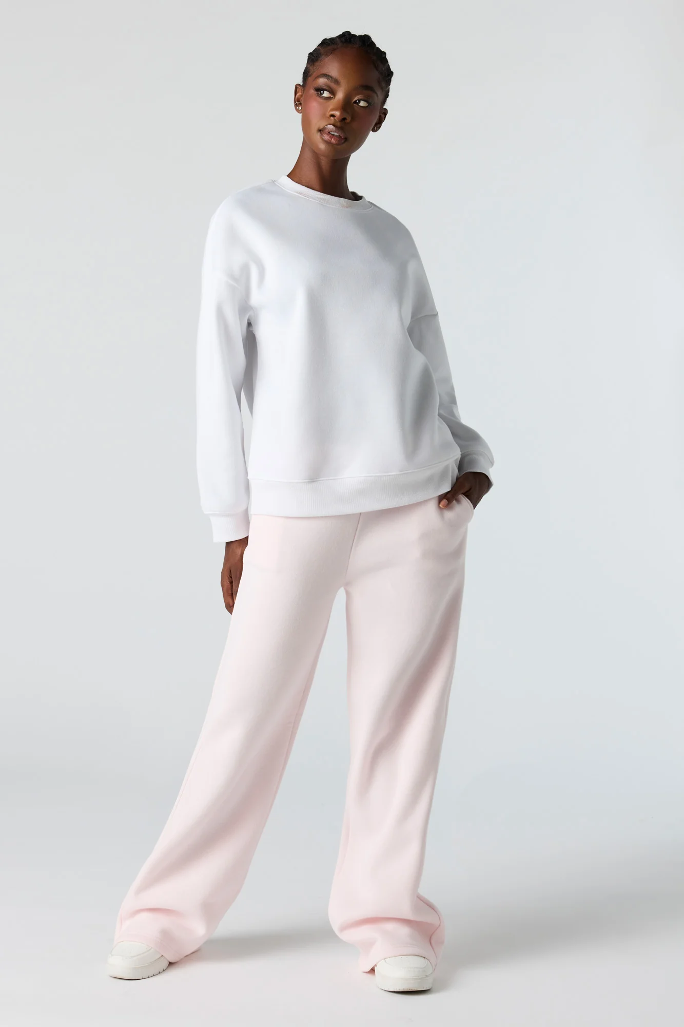 Luxe Fleece Wide Leg Sweatpant - Image 8