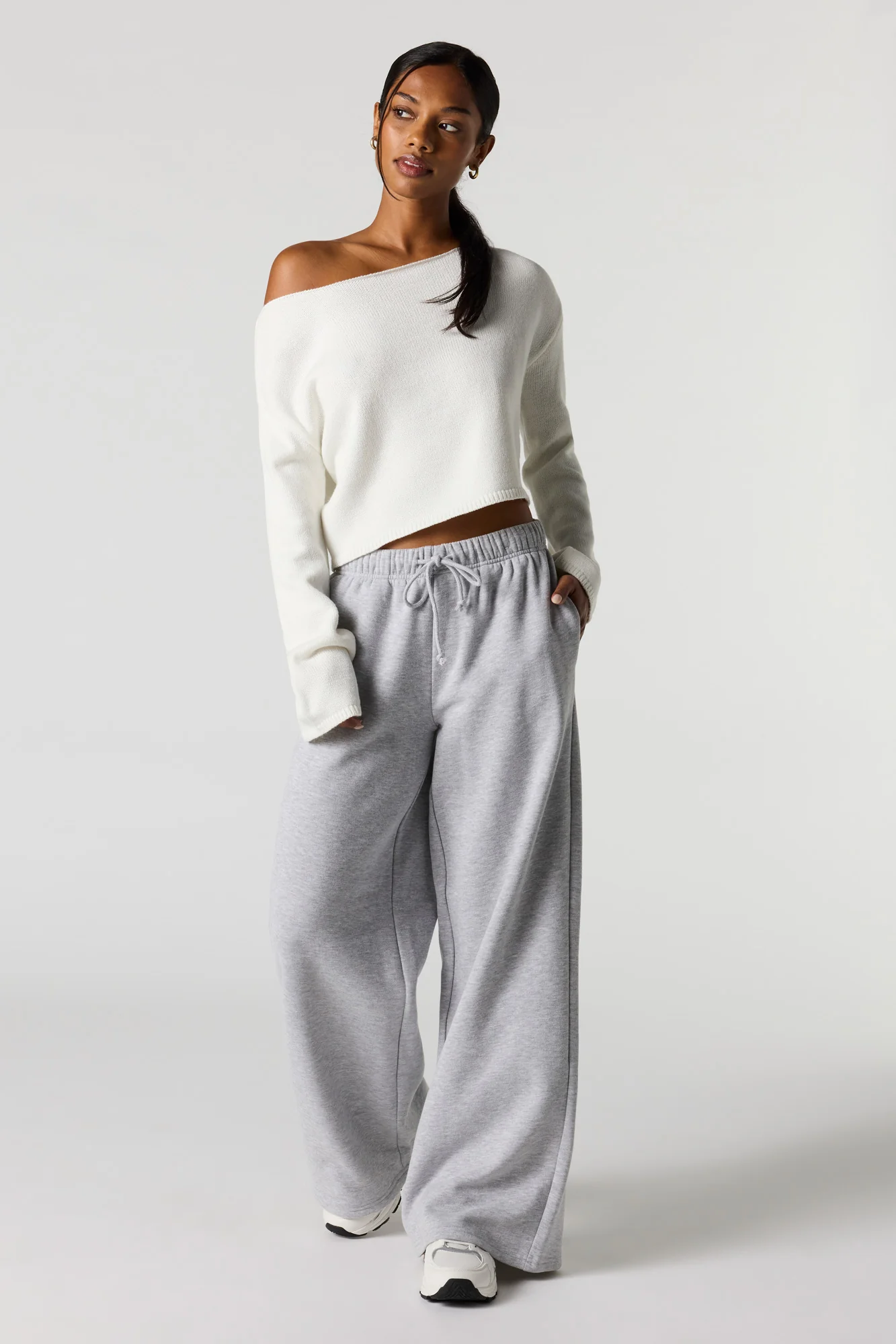 Fleece Ultra Baggy Drawstring Sweatpant - Image 7